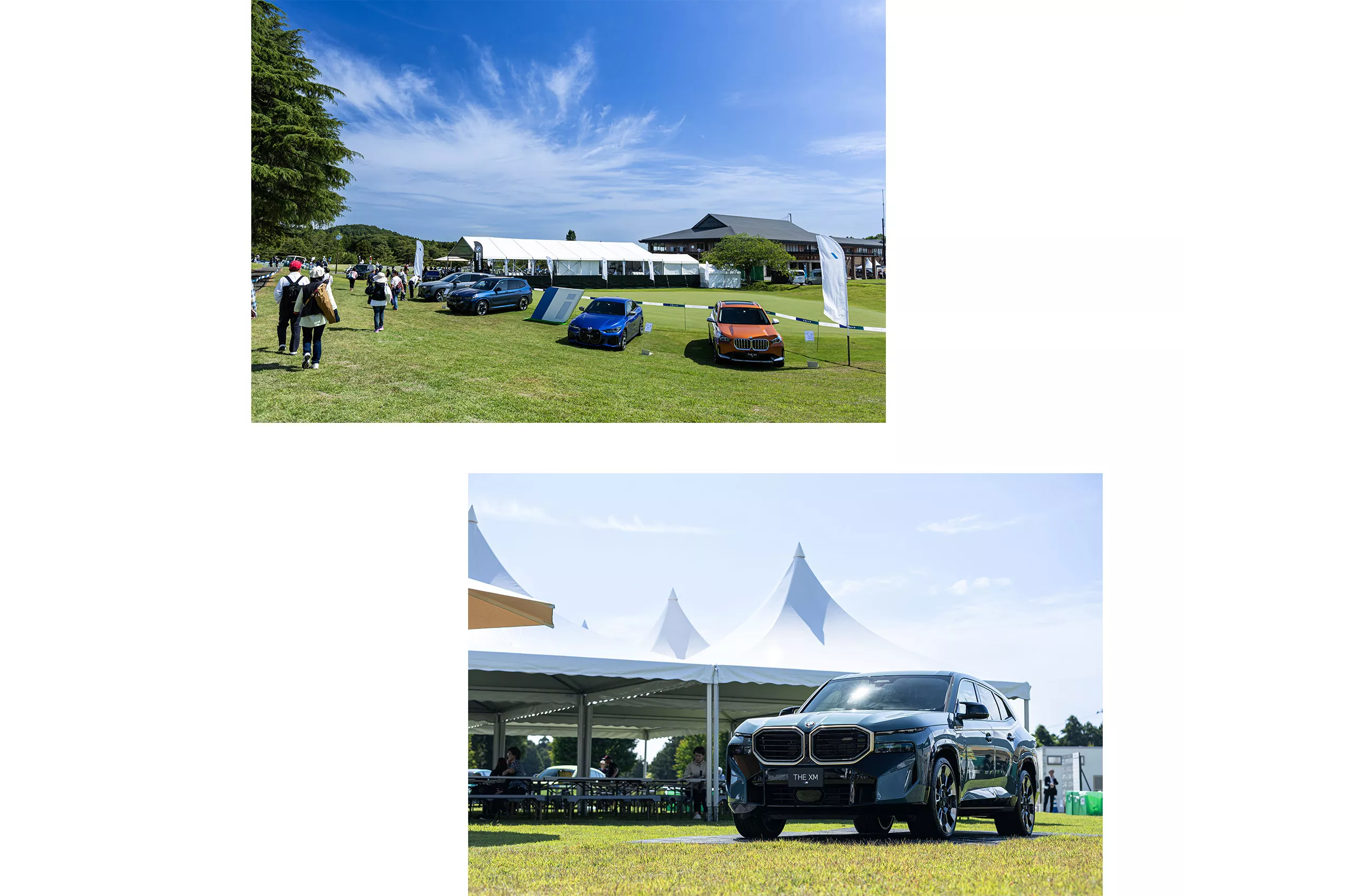 会場内に展示されたBMW