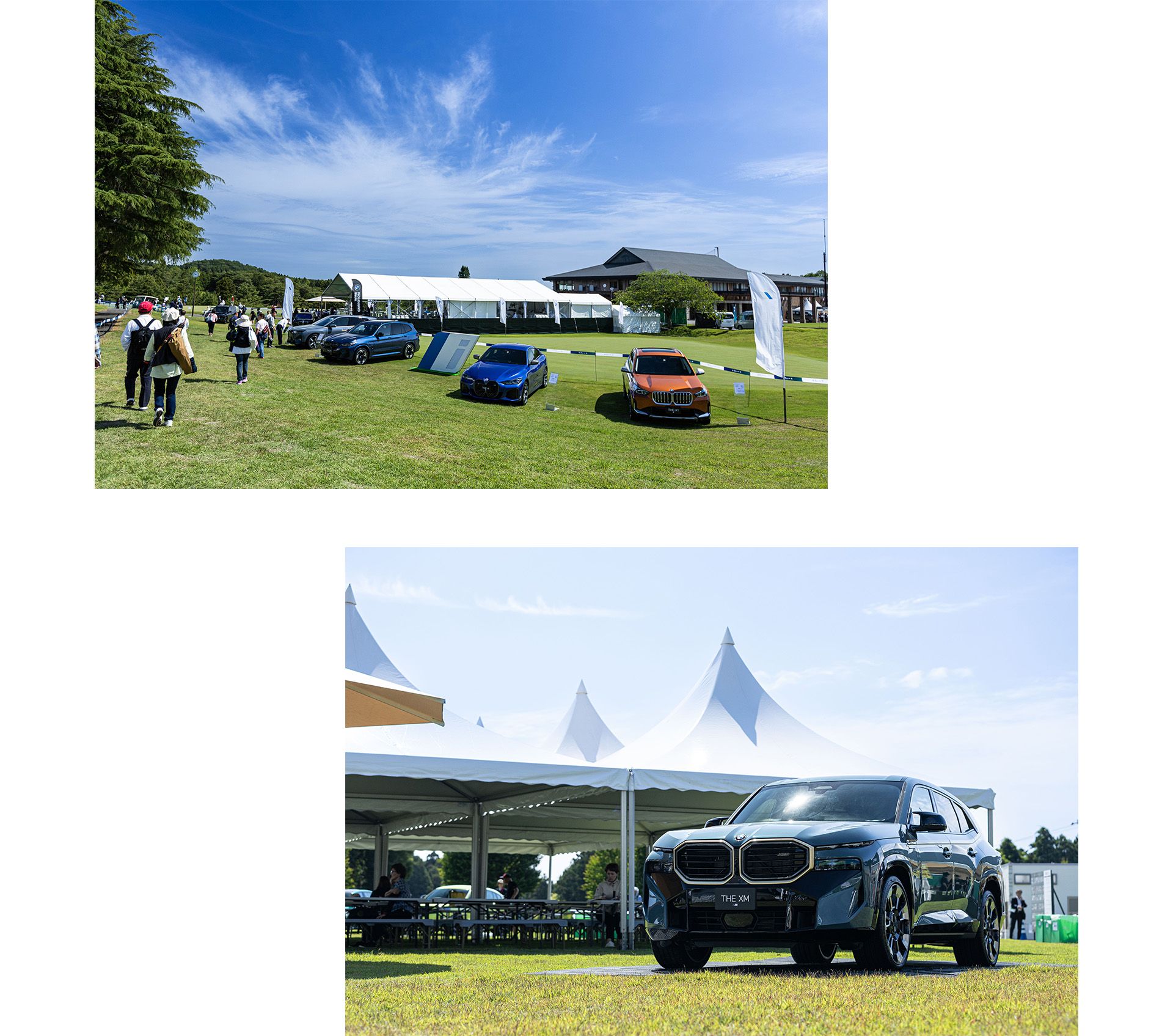 会場内に展示されたBMW