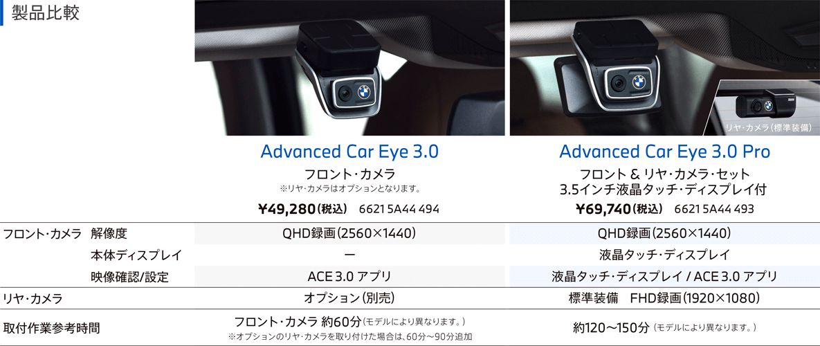 BMW ドライブレコーダー Advanced Car Eye 3.0|BMW.co.jp BMW ドライブレコーダー Advanced Car Eye 3.0|BMW.co.jp