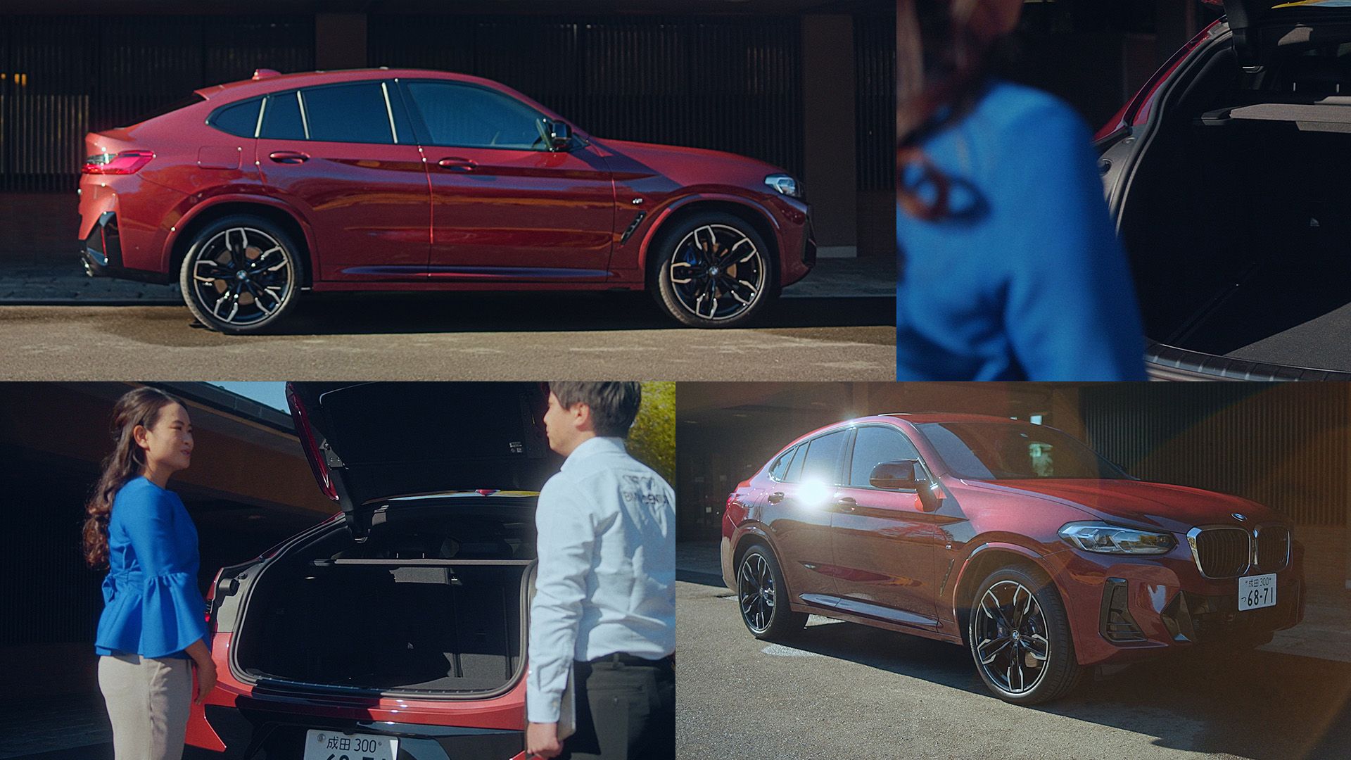 X4 M40iの積載性は、遠征試合の心強い味方に。