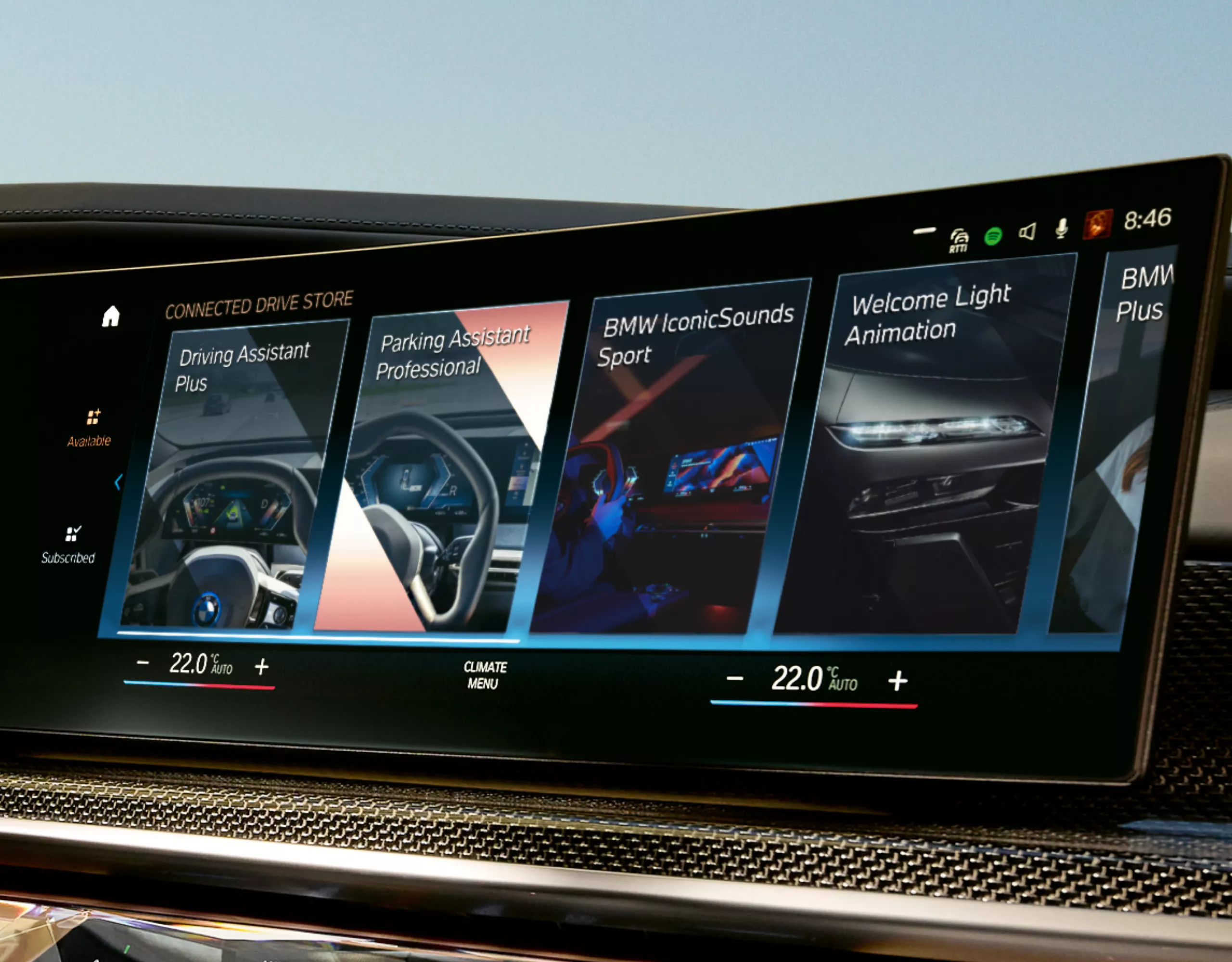 Para a loja BMW ConnectedDrive.