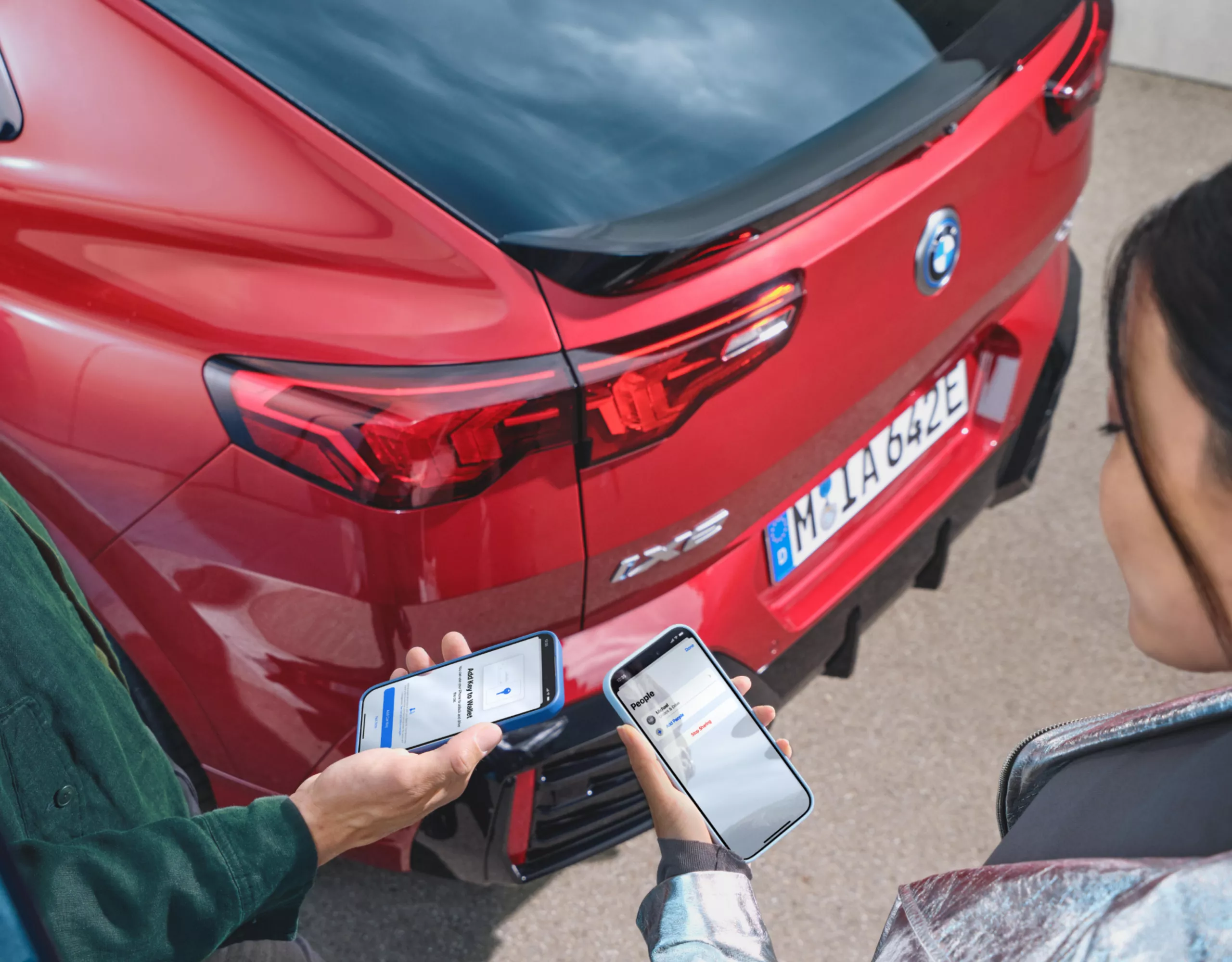Gérer les droits d'utilisateur BMW Digital Key
