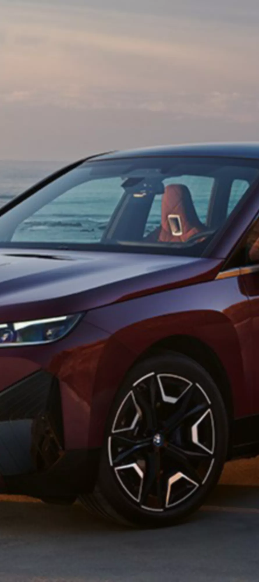 BMW iX1 קונסולה מרכזית עדכנית