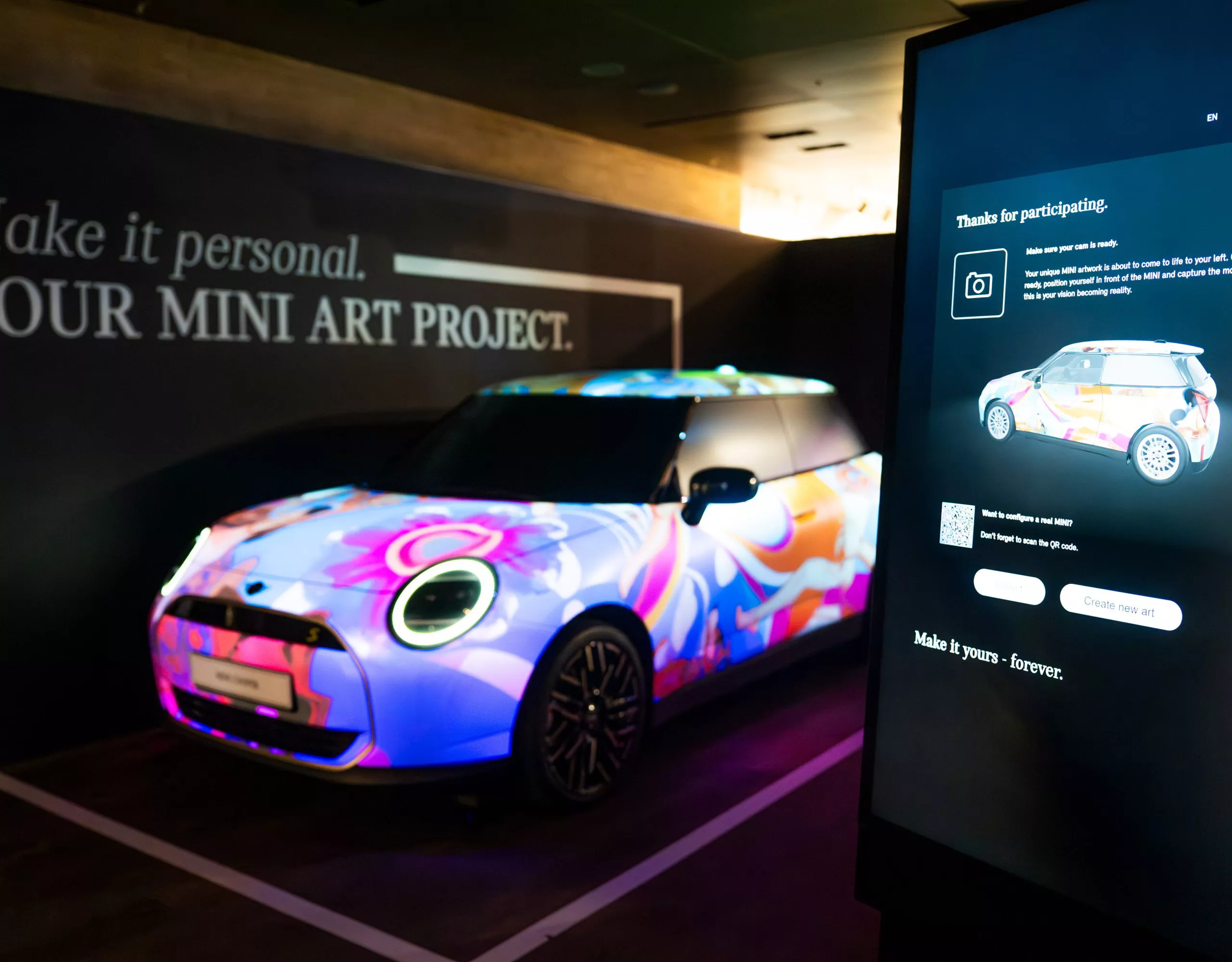 BMW Welt Ausstellungen MINI Art Projekt