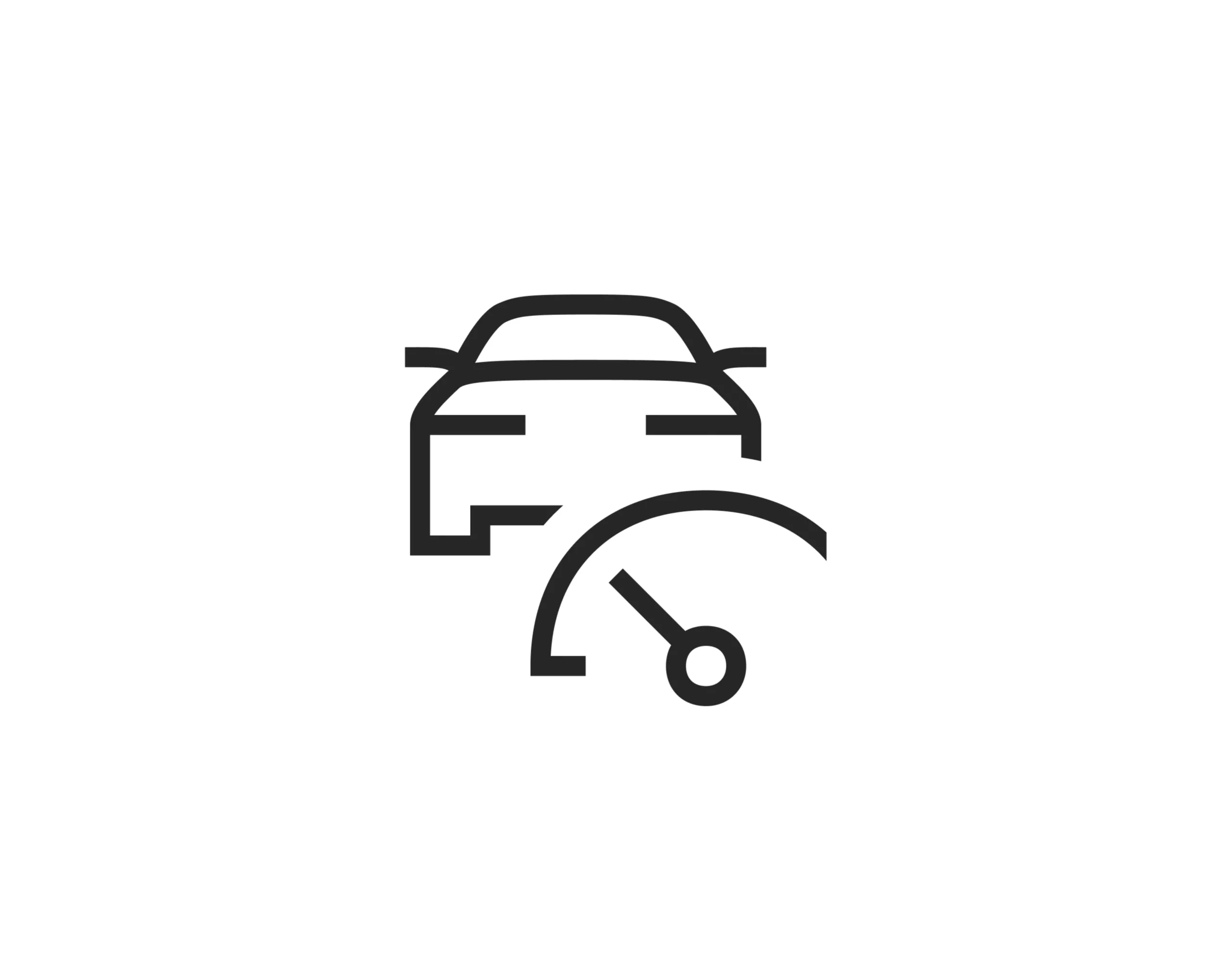 Een pictogram dat een BMW en een laadniveau aangeeft