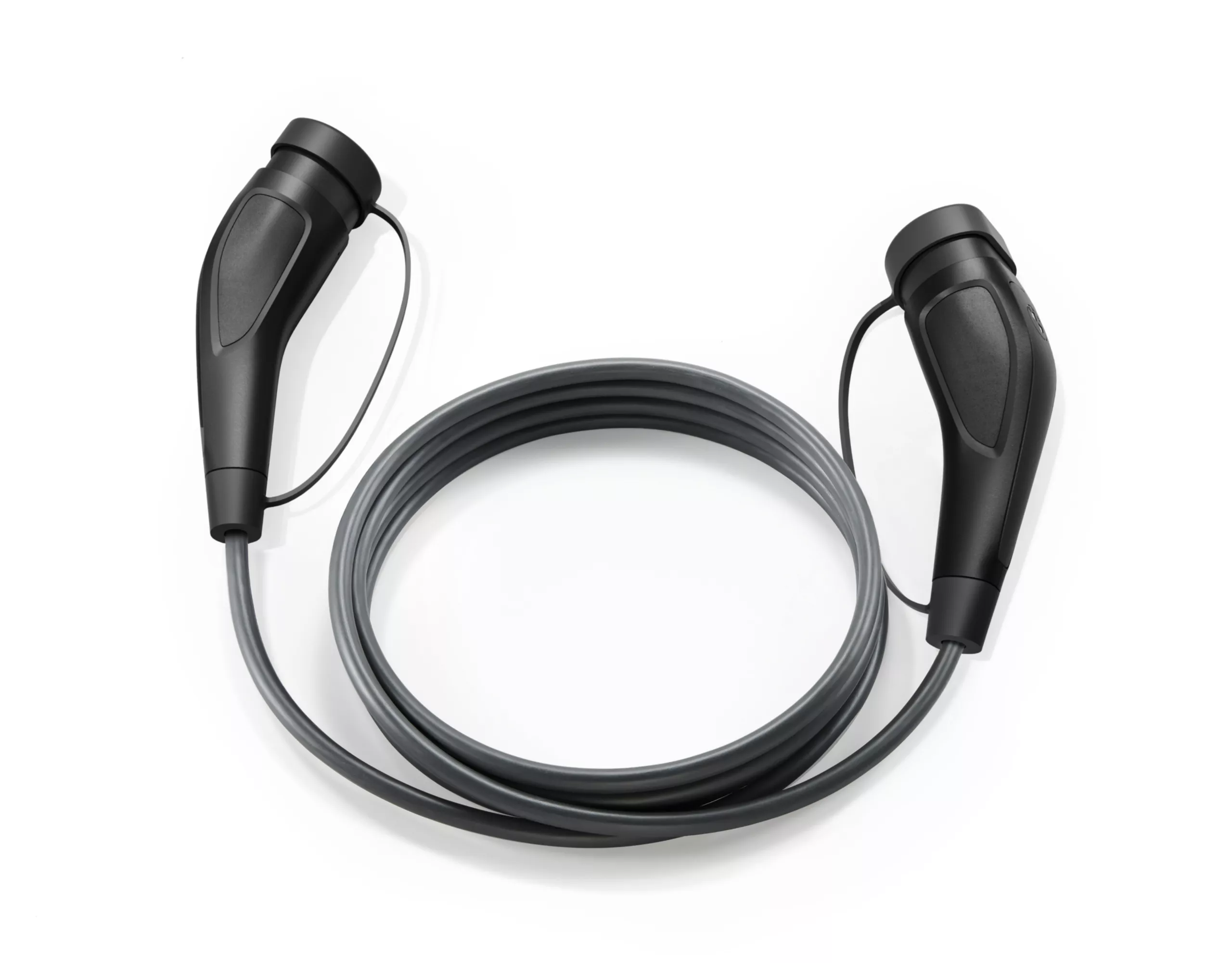 Zusammengerolltes BMW Ladekabel