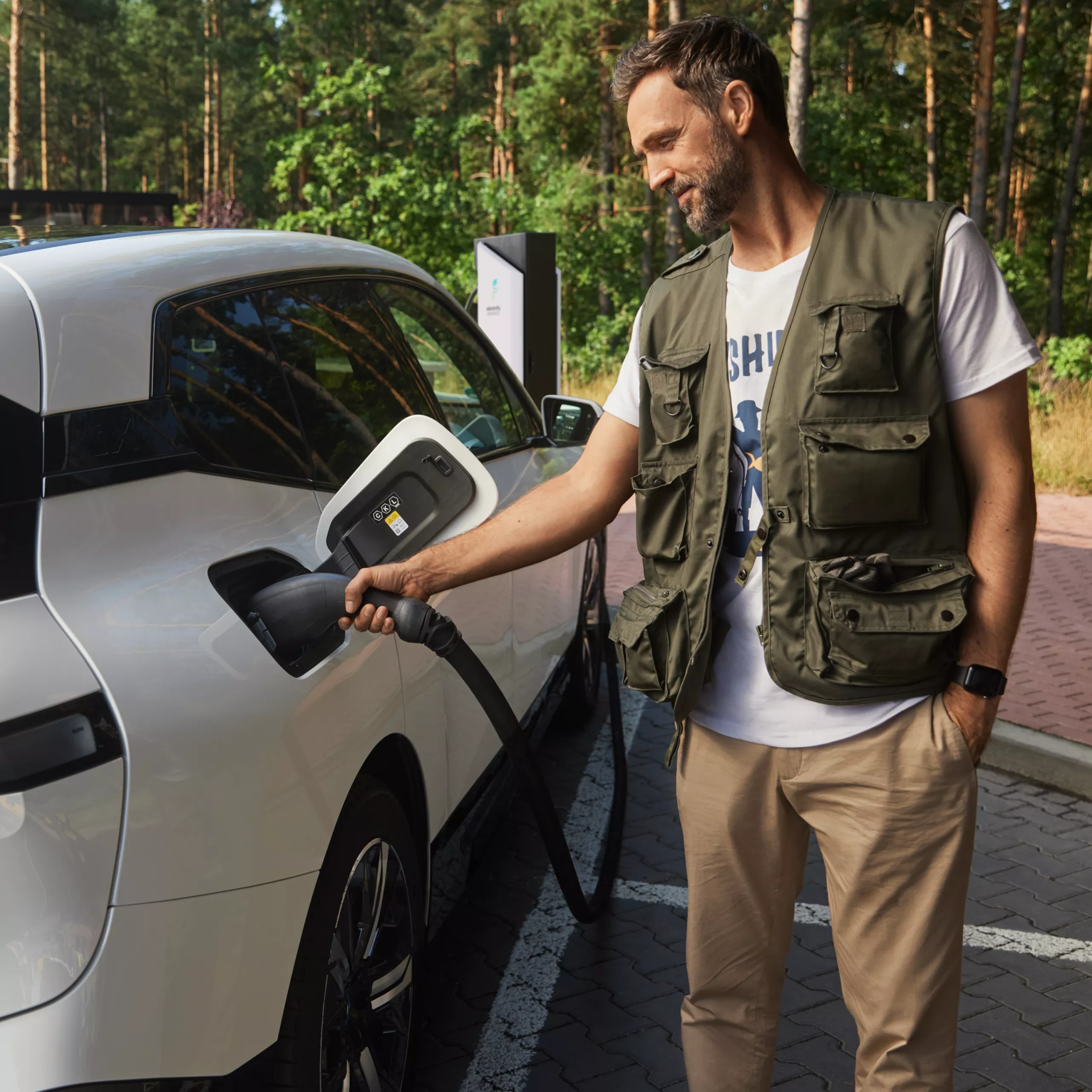 Громадське заряджання BMW, пункти заряджання