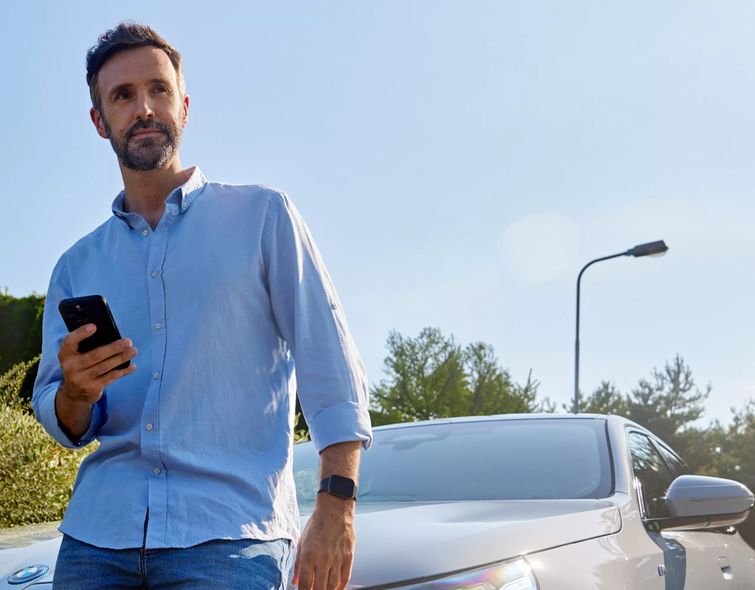 Отображение радиуса доступного запаса хода