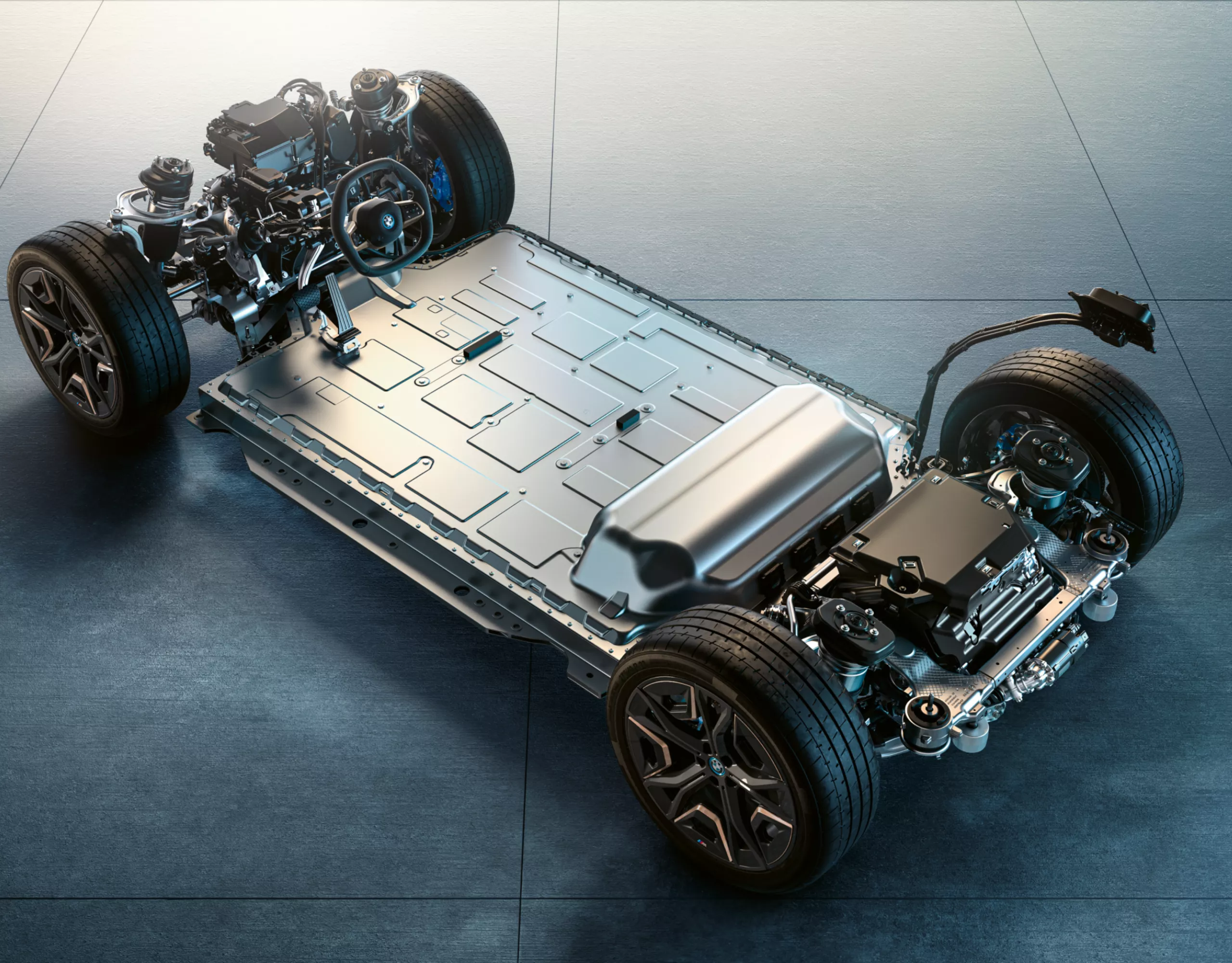 Platform of an electric BMW