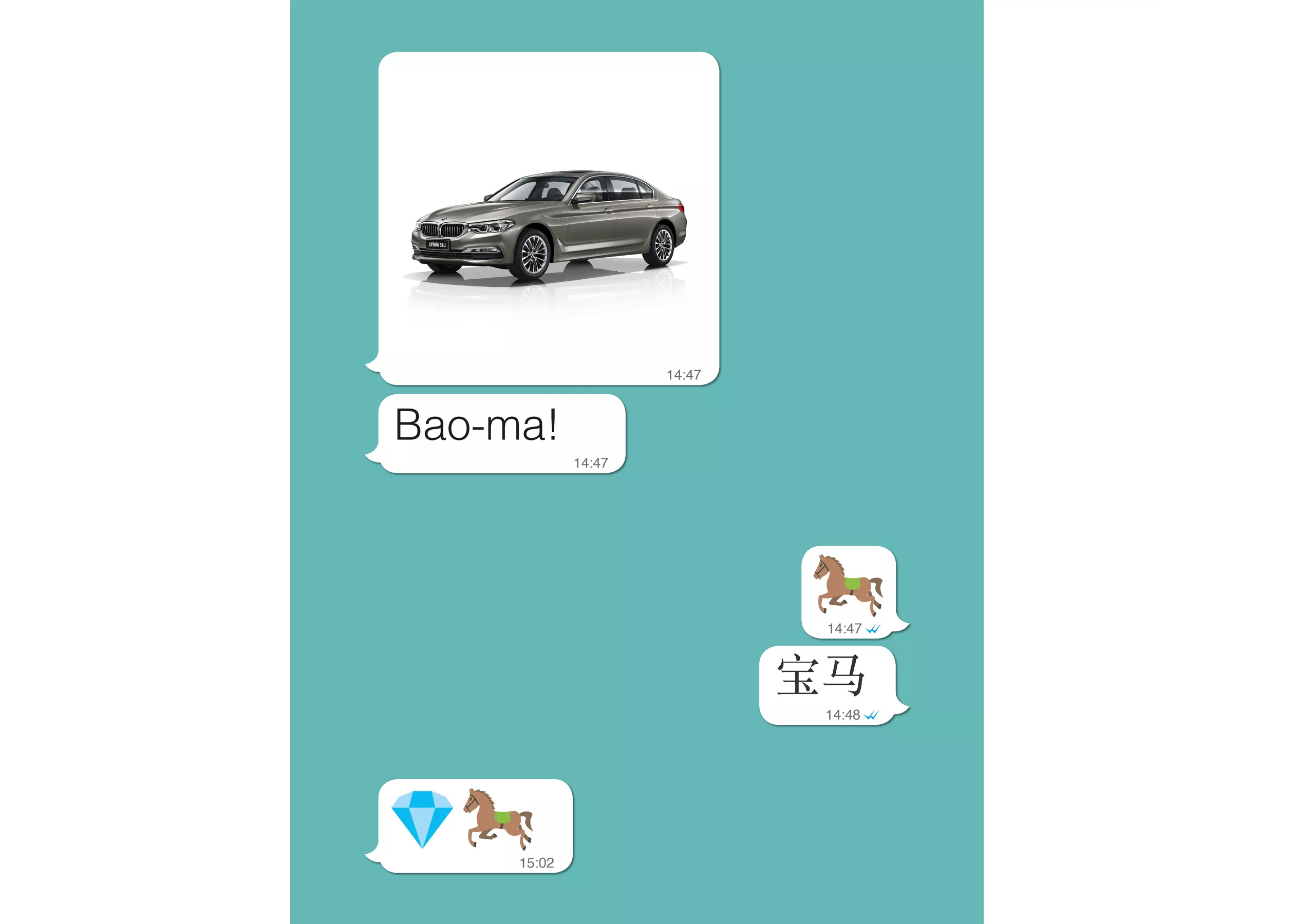 イラスト BMW X7宝馬（中国）