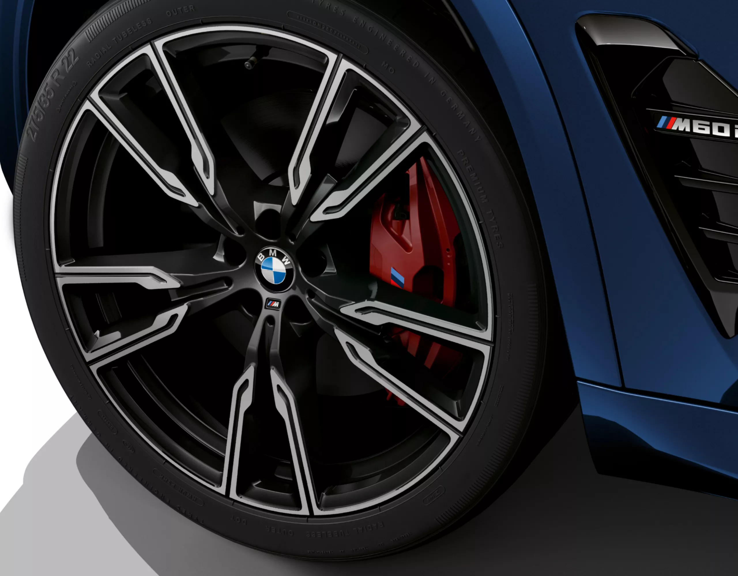 BMW X5 M60i xDrive M Sport brake, red high-gloss 