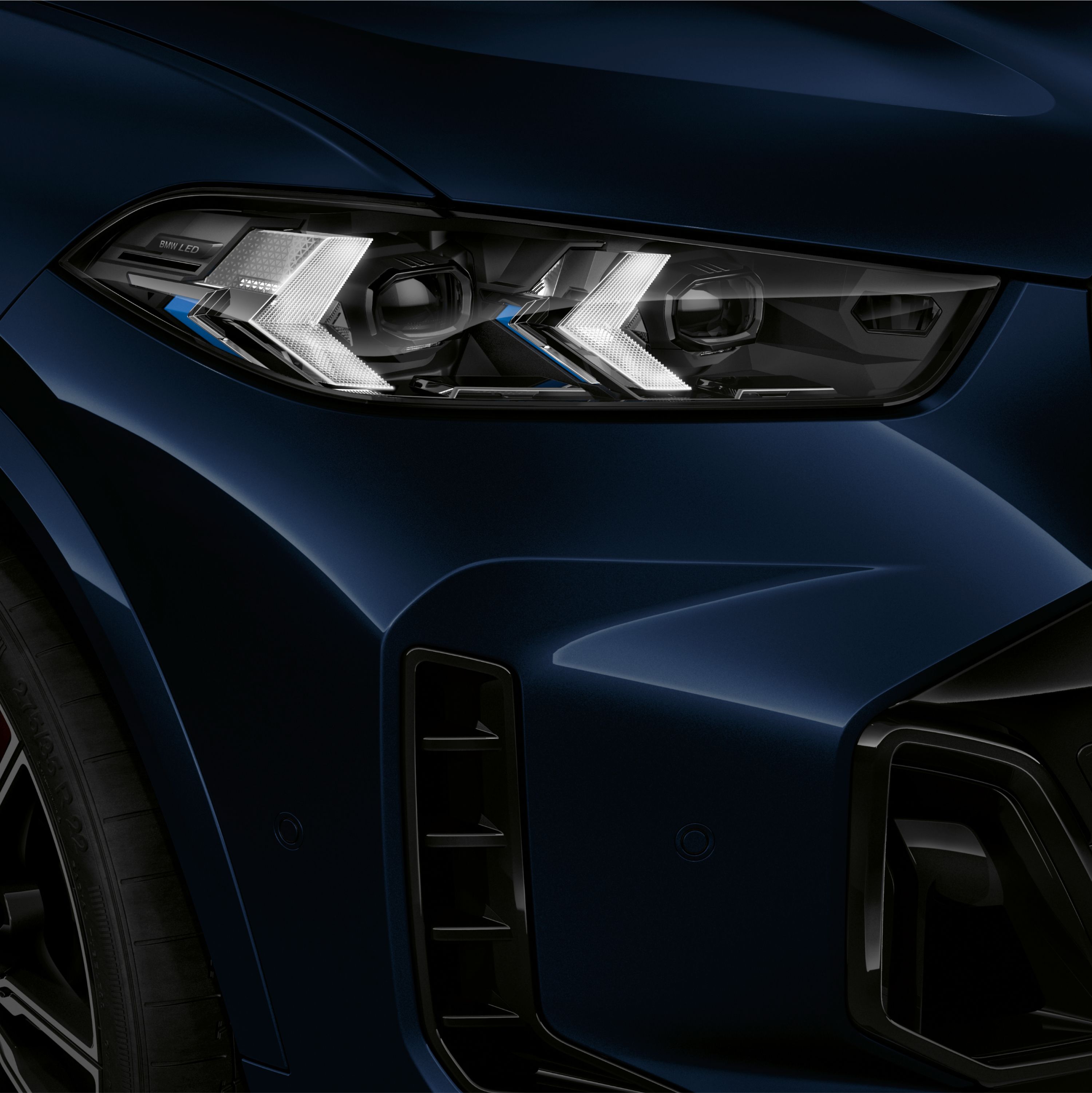 BMW X5 M60i xDrive, Phares M Shadow Line