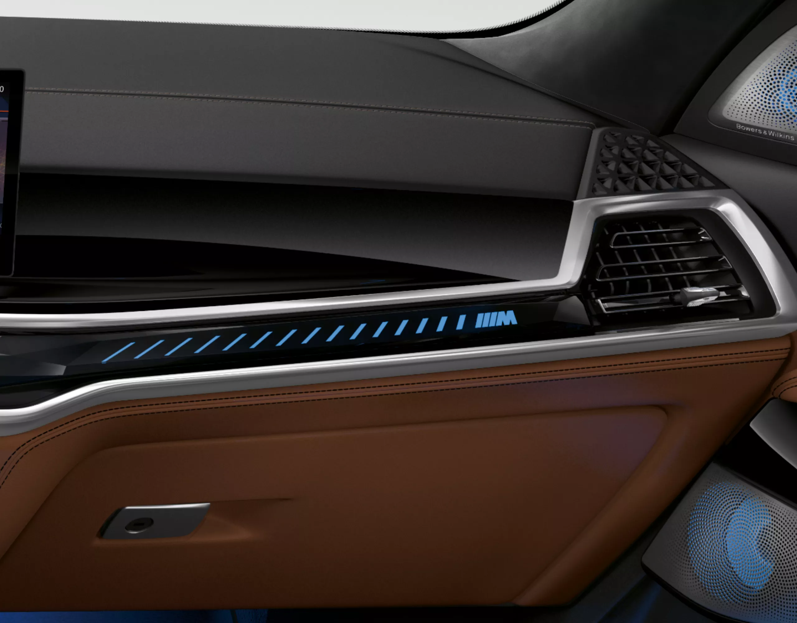 BMW X5 M60i xDrive BMW M Light bar with M logo 
