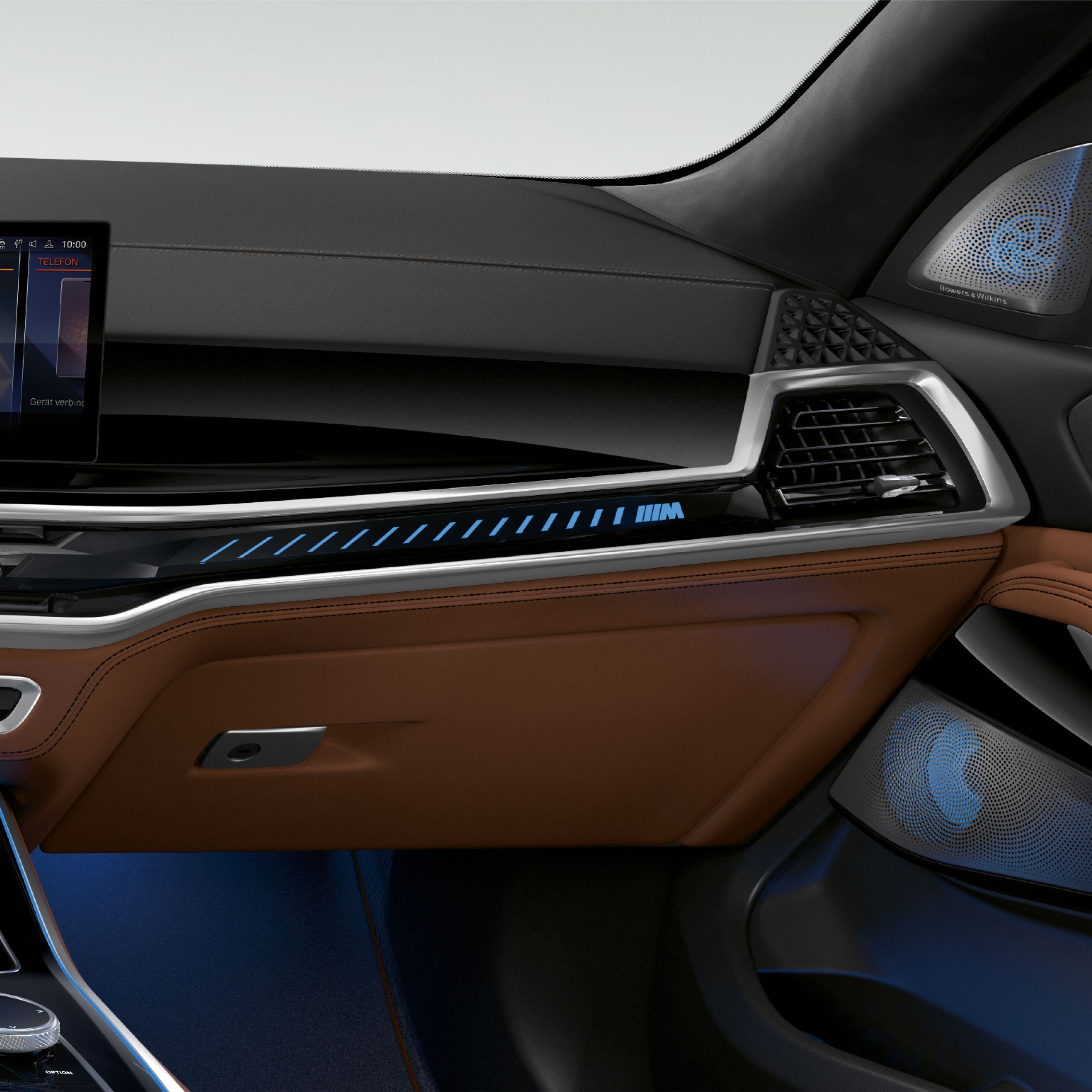 BMW X5 M60i xDrive, barre lumineuse M avec logo M 