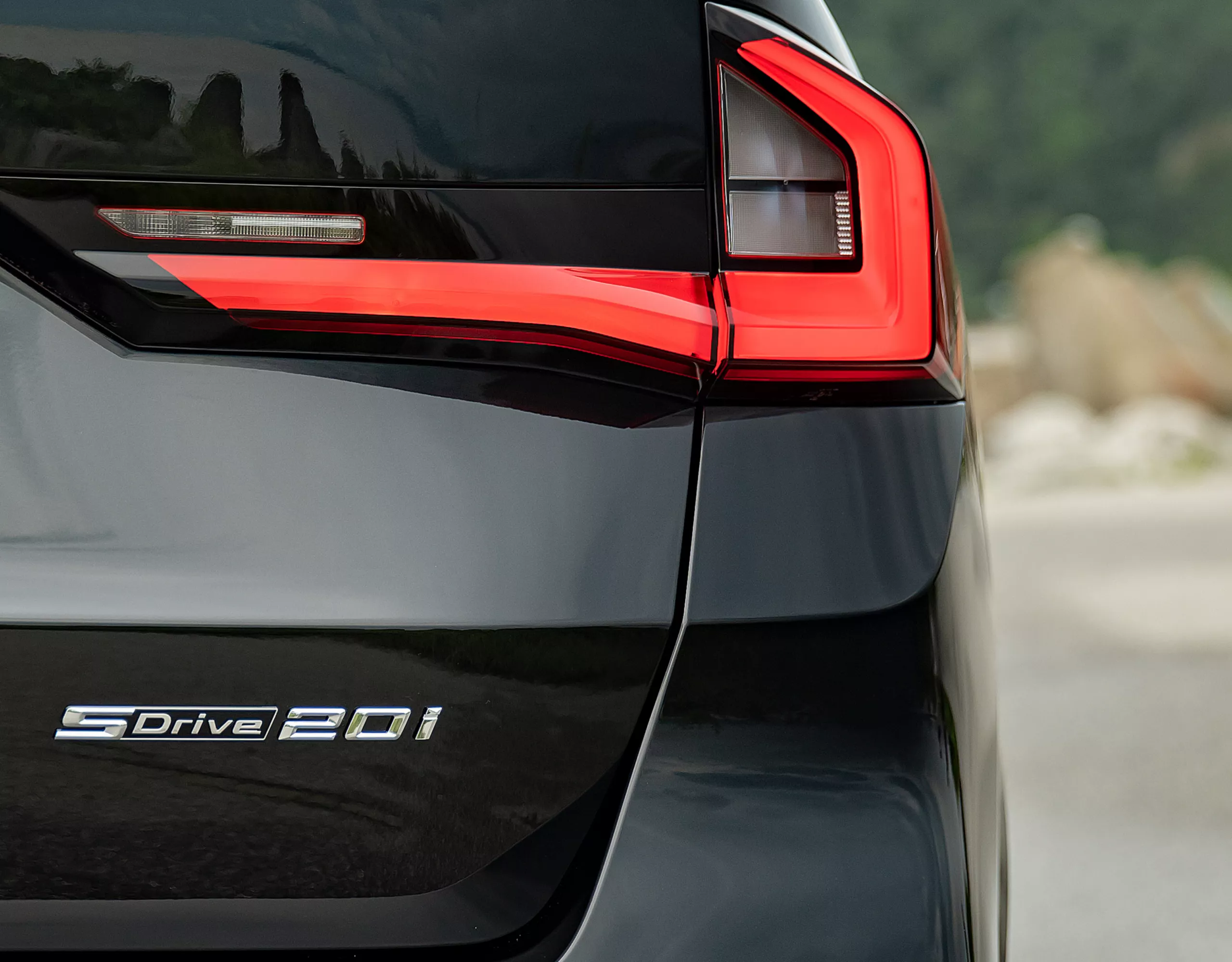 Design traseiro do BMW X1. 