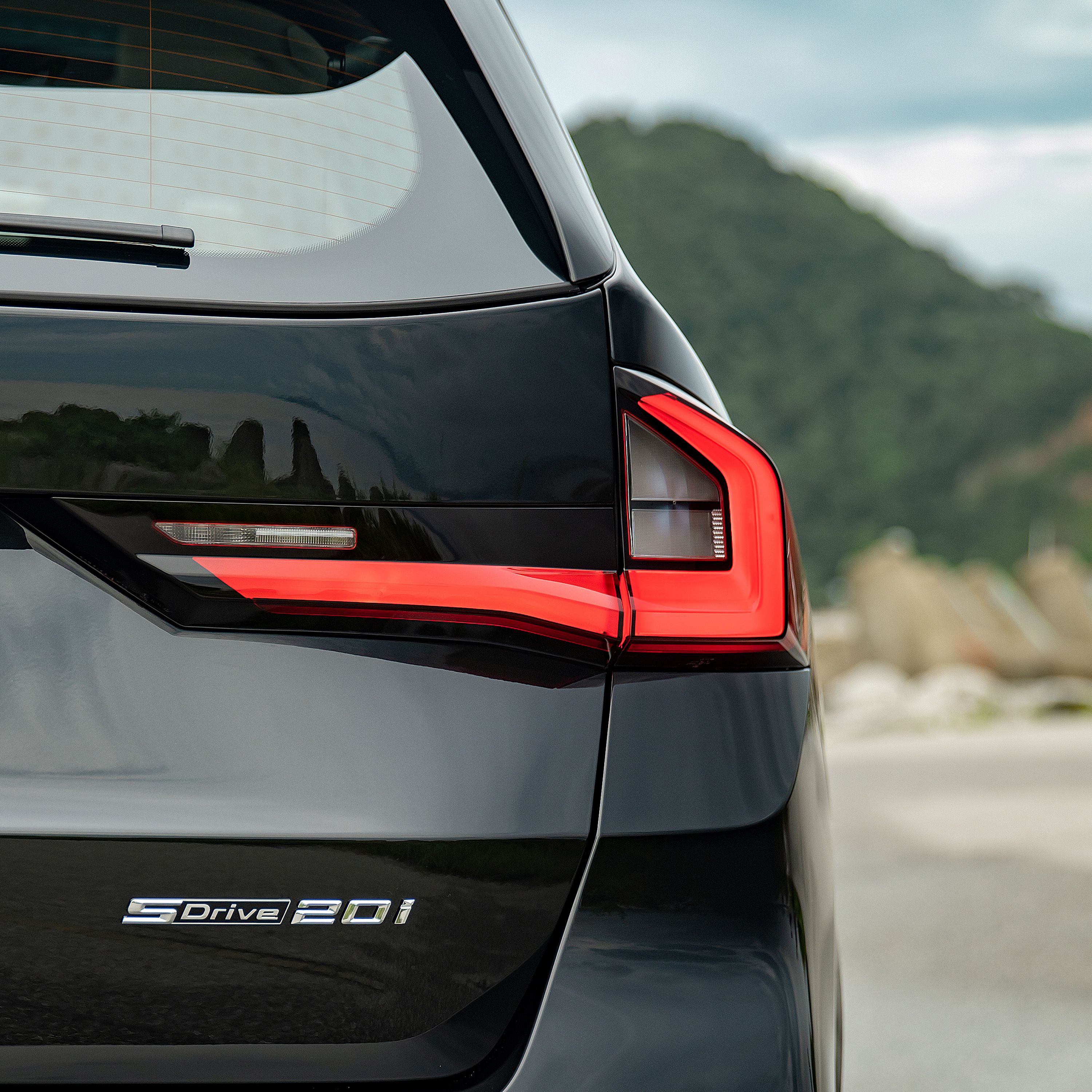 Design traseiro do BMW X1. 
