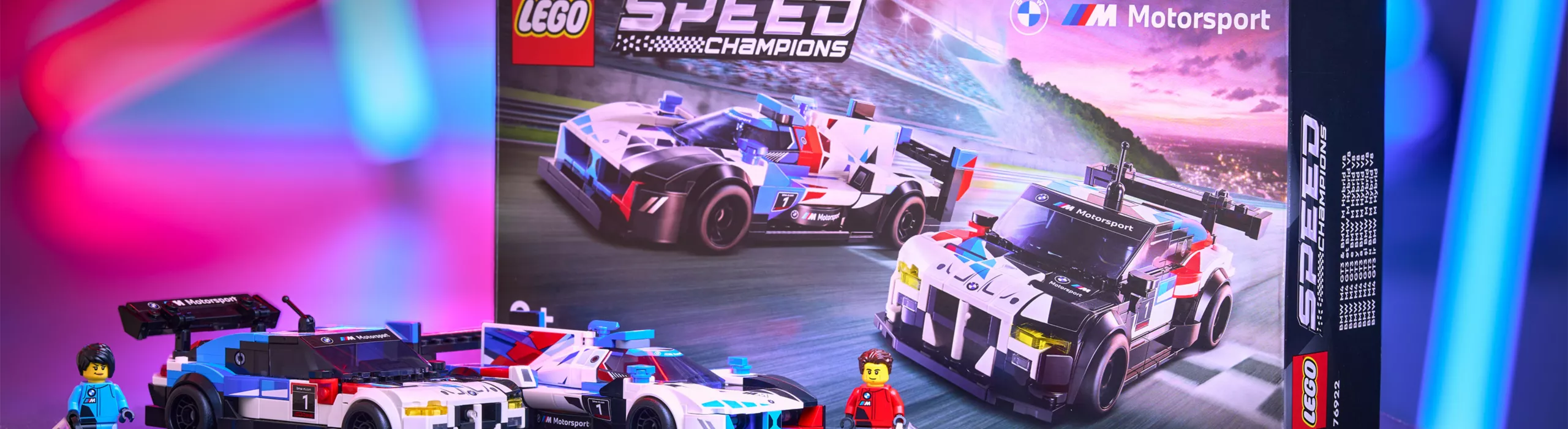 BMW Lifestyle Toys & Kids BMW Lego Speed BMW M Motorsport Lego set with BMW touring racing car and lego figures