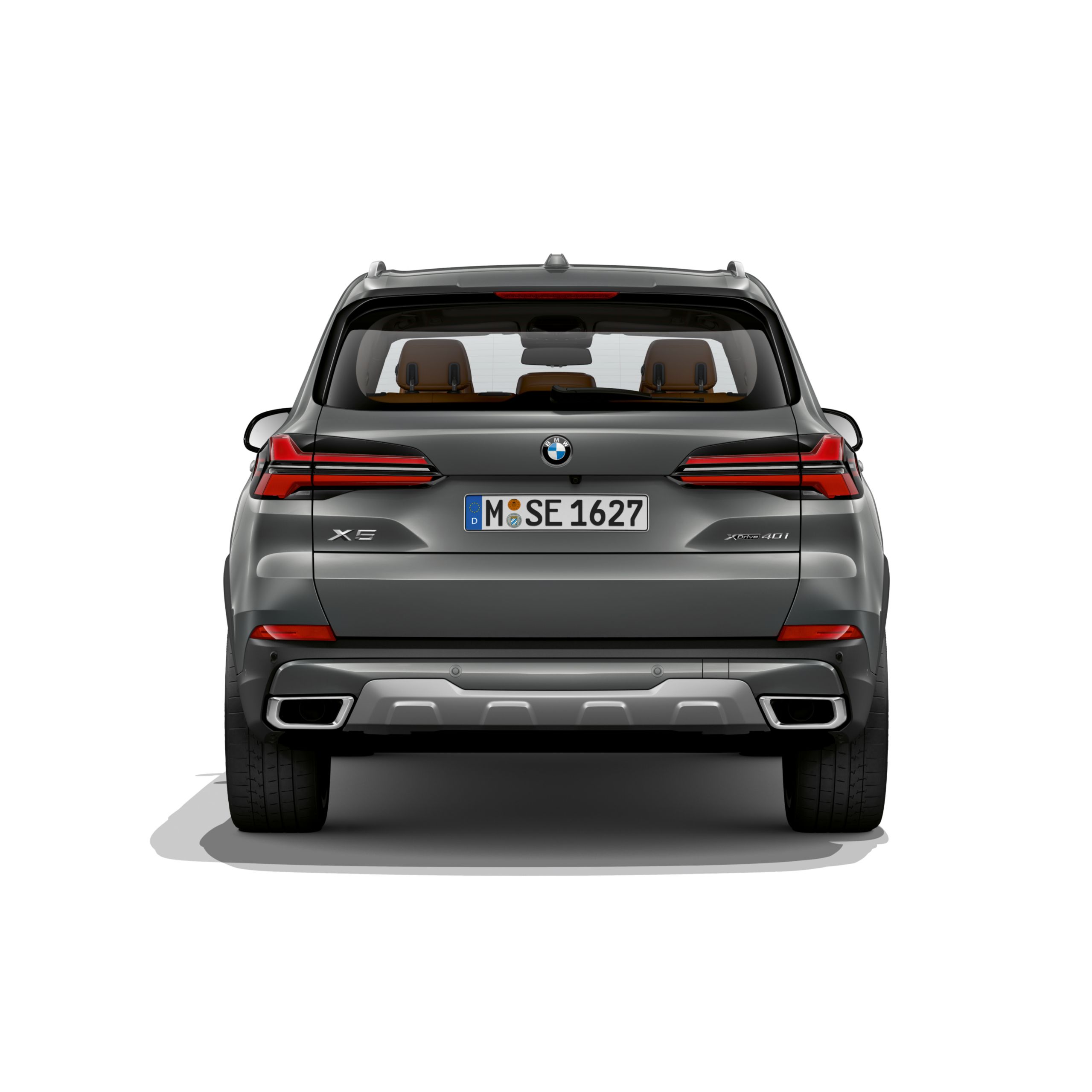 BMW X5, zadné LED svetlá s X motívom
