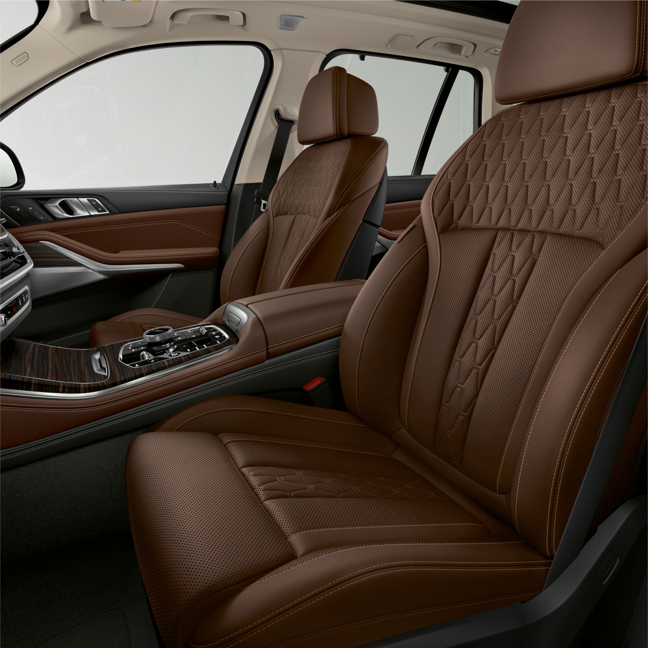 BMW X5, koža BMW Individual s rozšíreným rozsahom Merino | Coffee