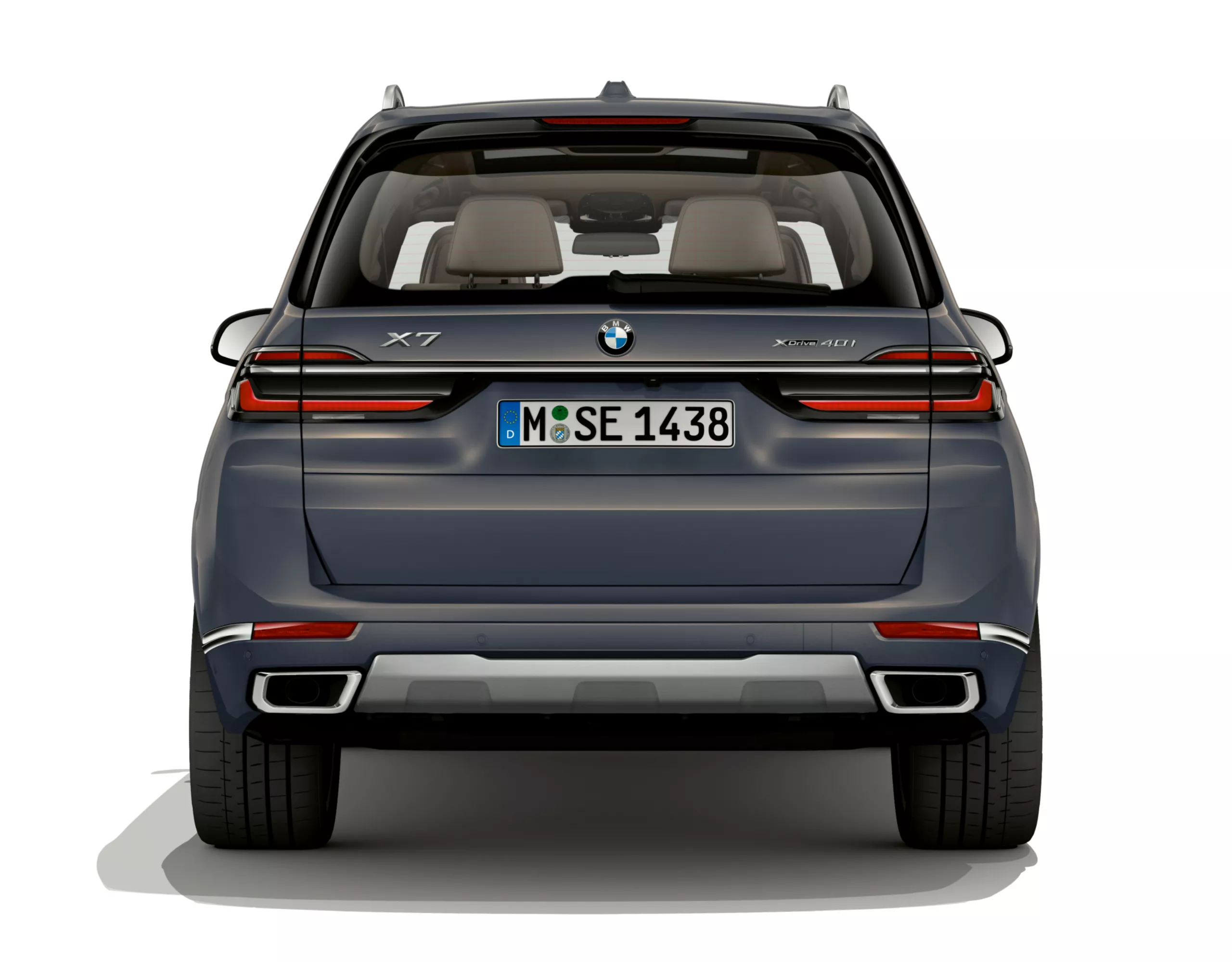 BMW X7 Achteraanzicht