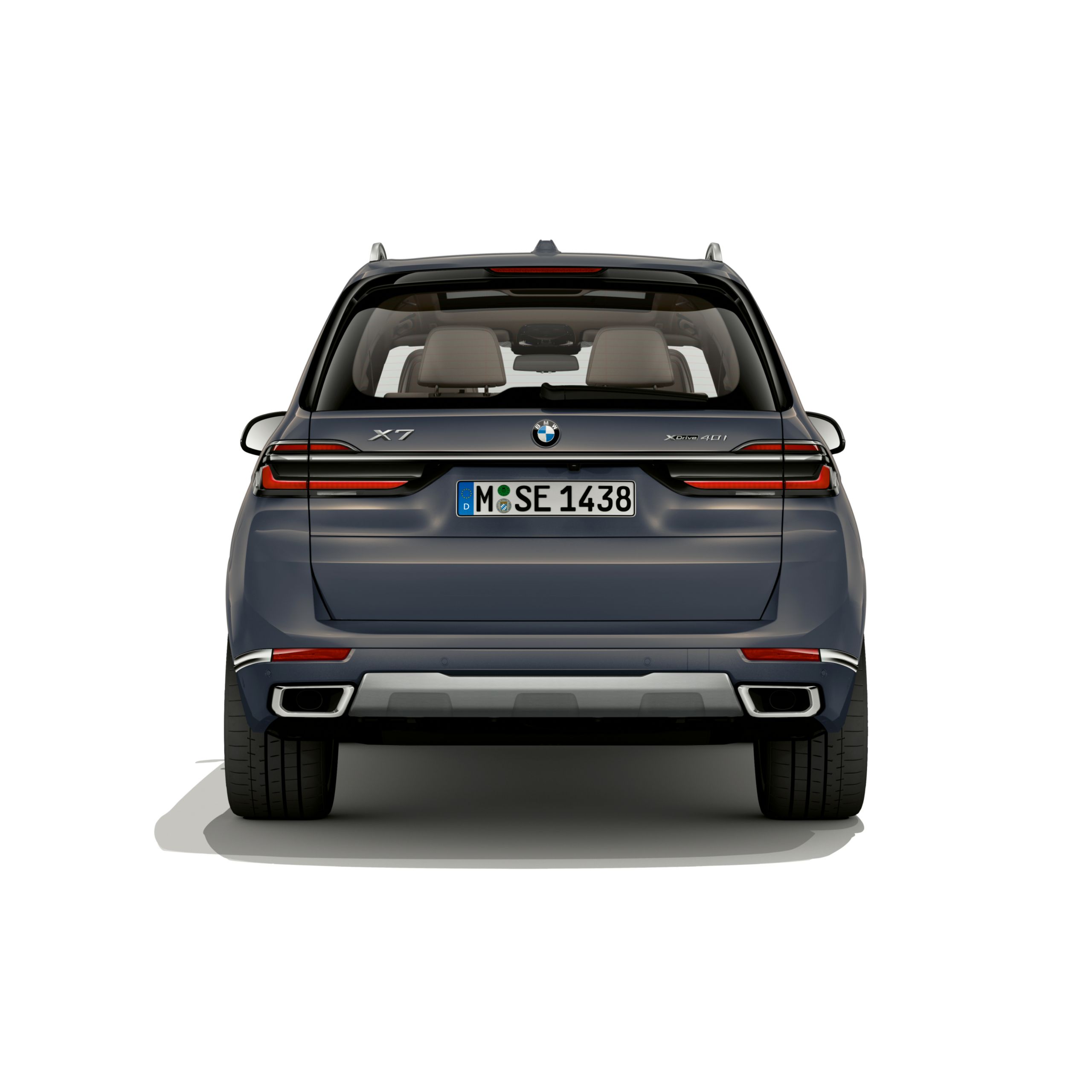 BMW X7 hátulnézete