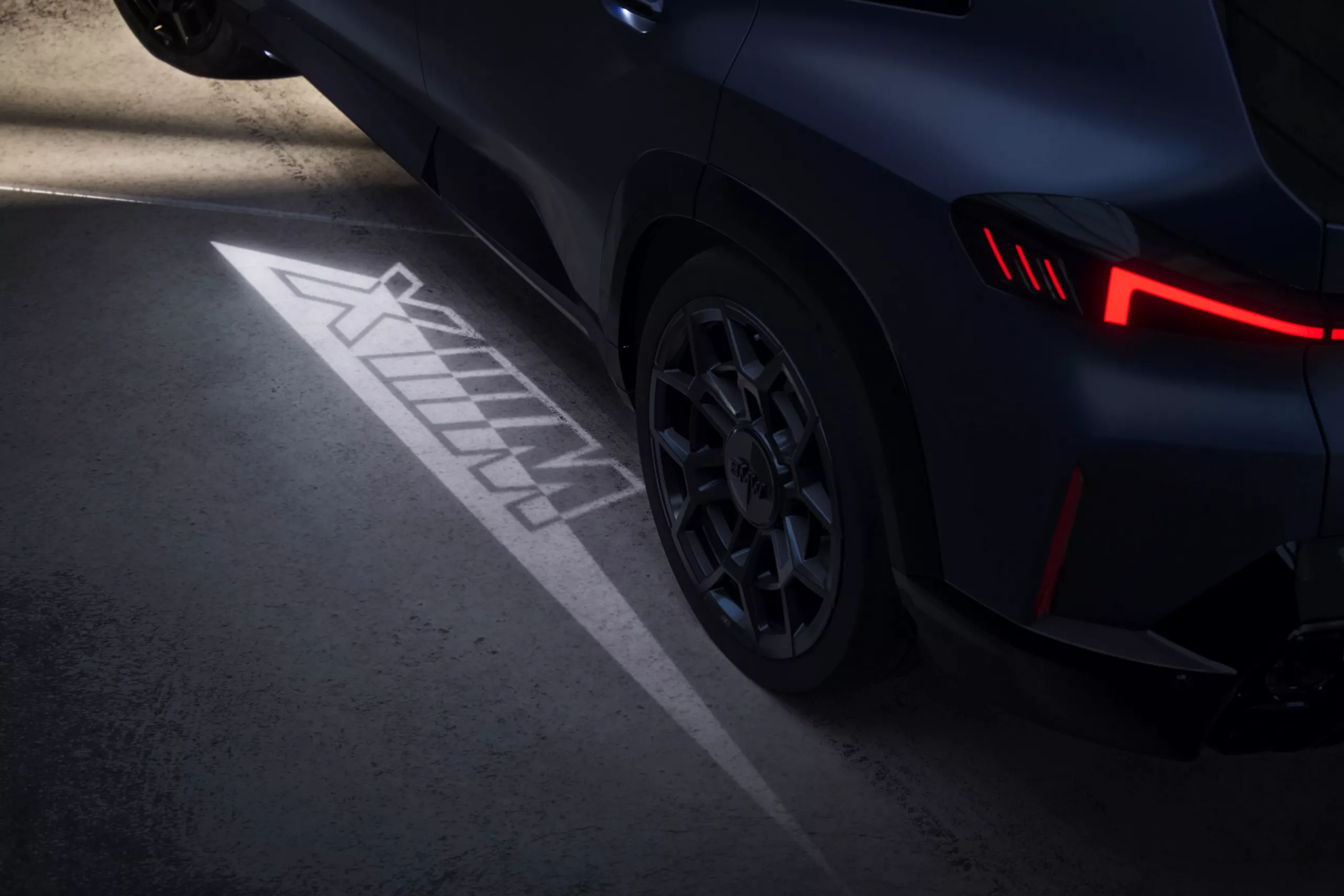 BMW XM Welcome Light Carpet