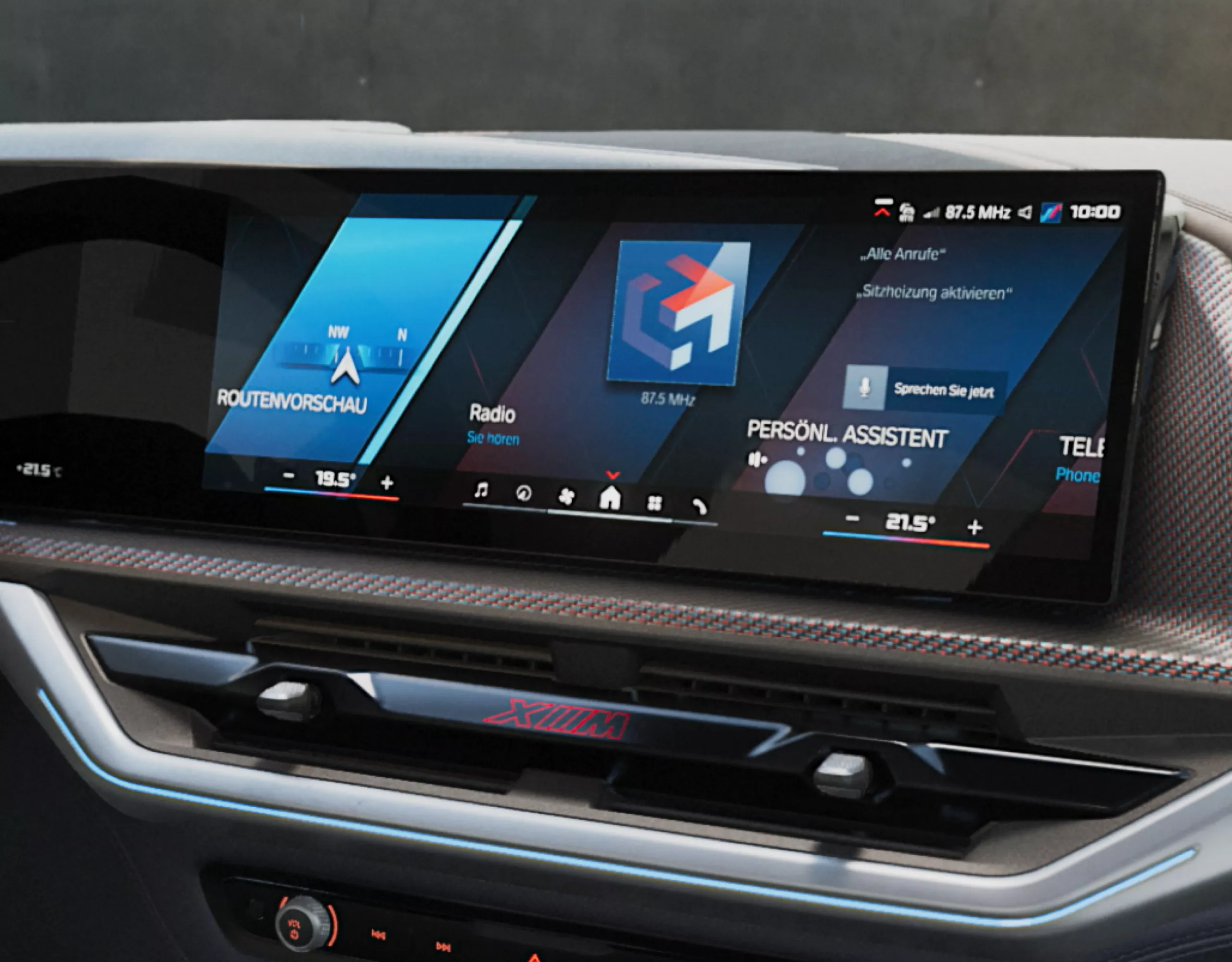 BMW Operating System 8 della BMW XM