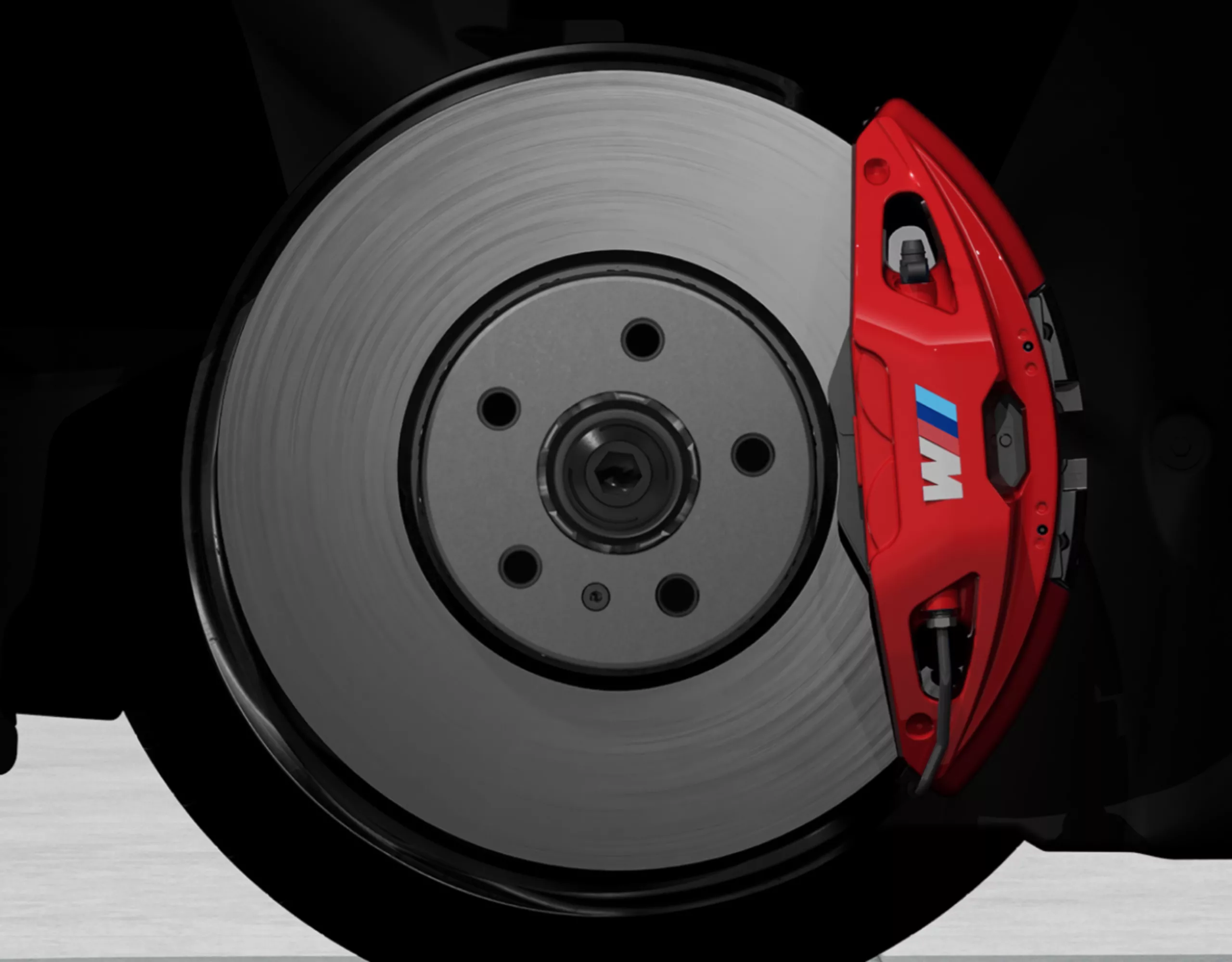 M Sport brake, red high-gloss BMW 3 Series Sedan