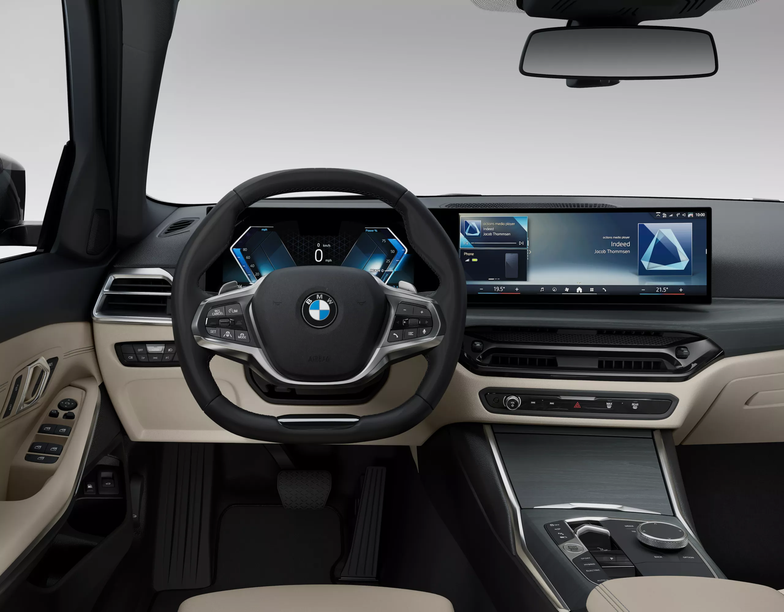 BMW 3 limousine plug-in hibrid új műszerfal