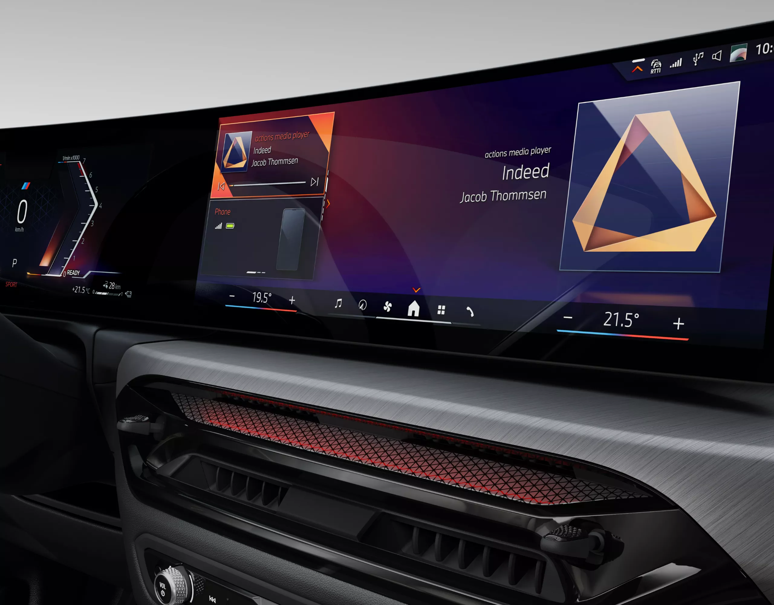 BMW iDrive Operating System 8.5 priključnega hibrida BMW serije 3 Touring