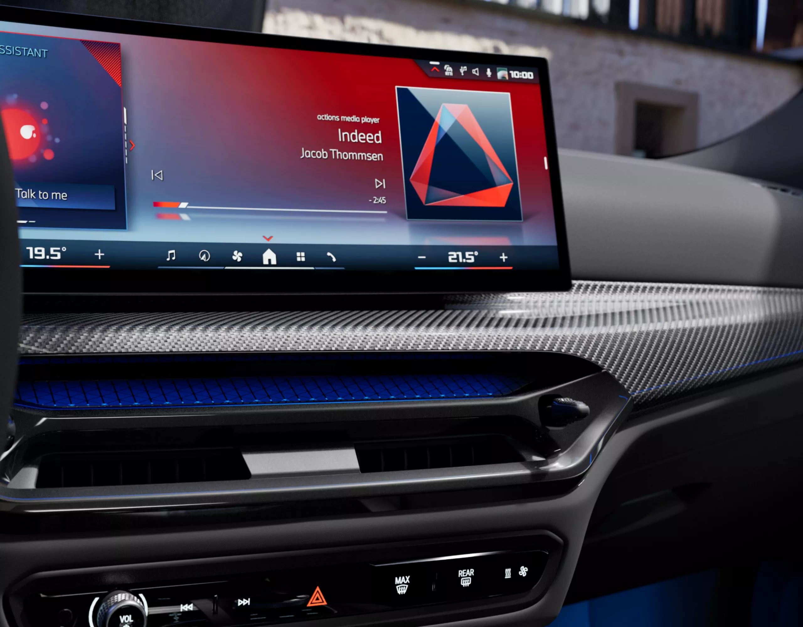 BMW i4 M60 xDrive M interior trim 'Carbon Fibre'