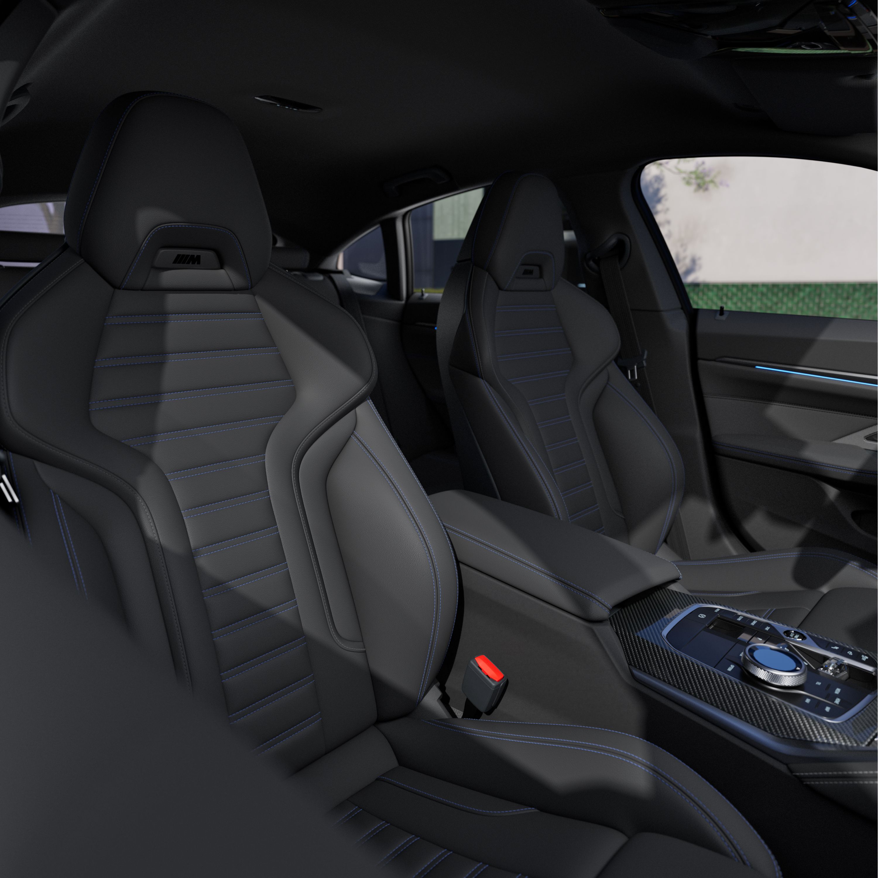 BMW i4 M60 xDrive M Sport predné sedadlá