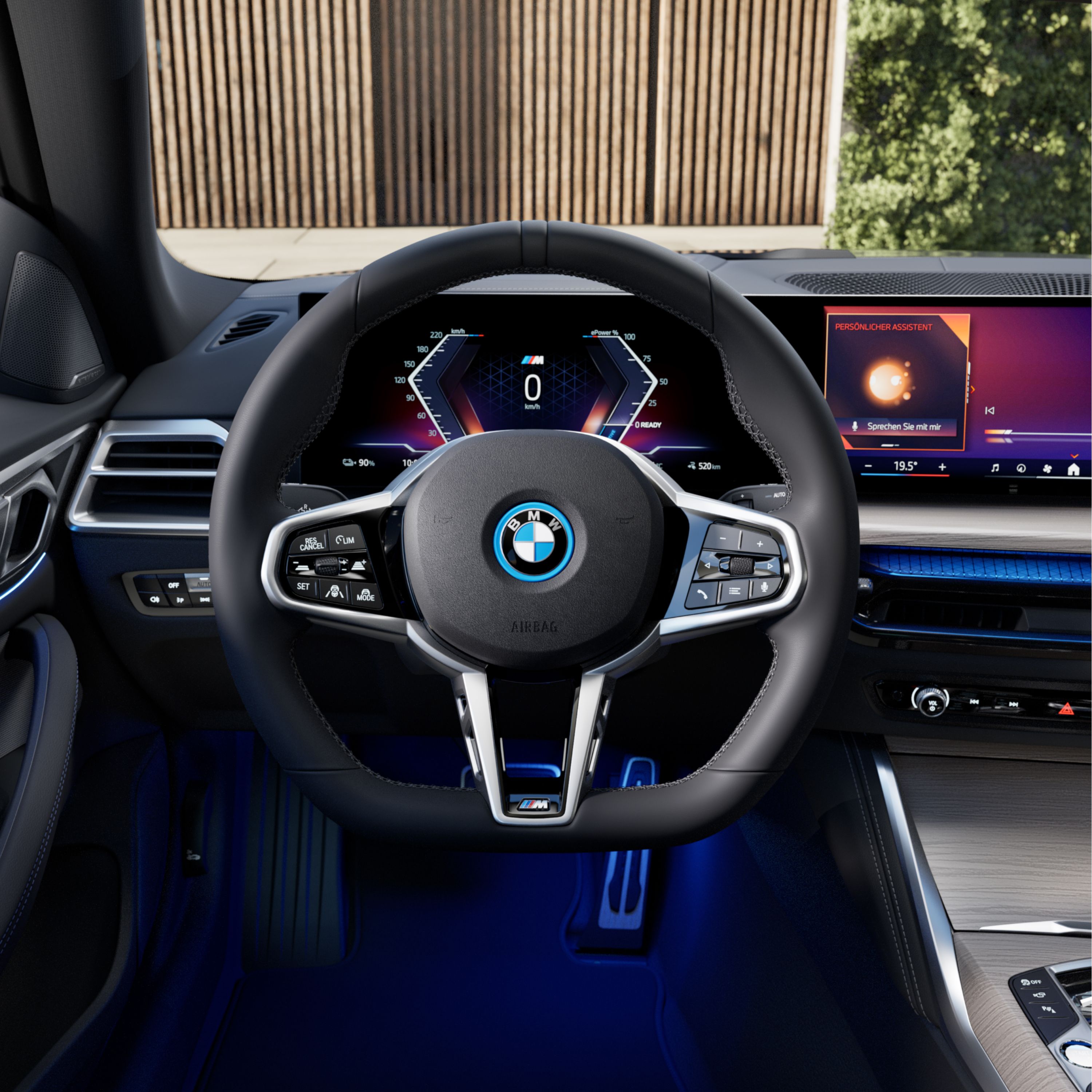 BMW i4 Gran Coupé Neues Lenkrad Design