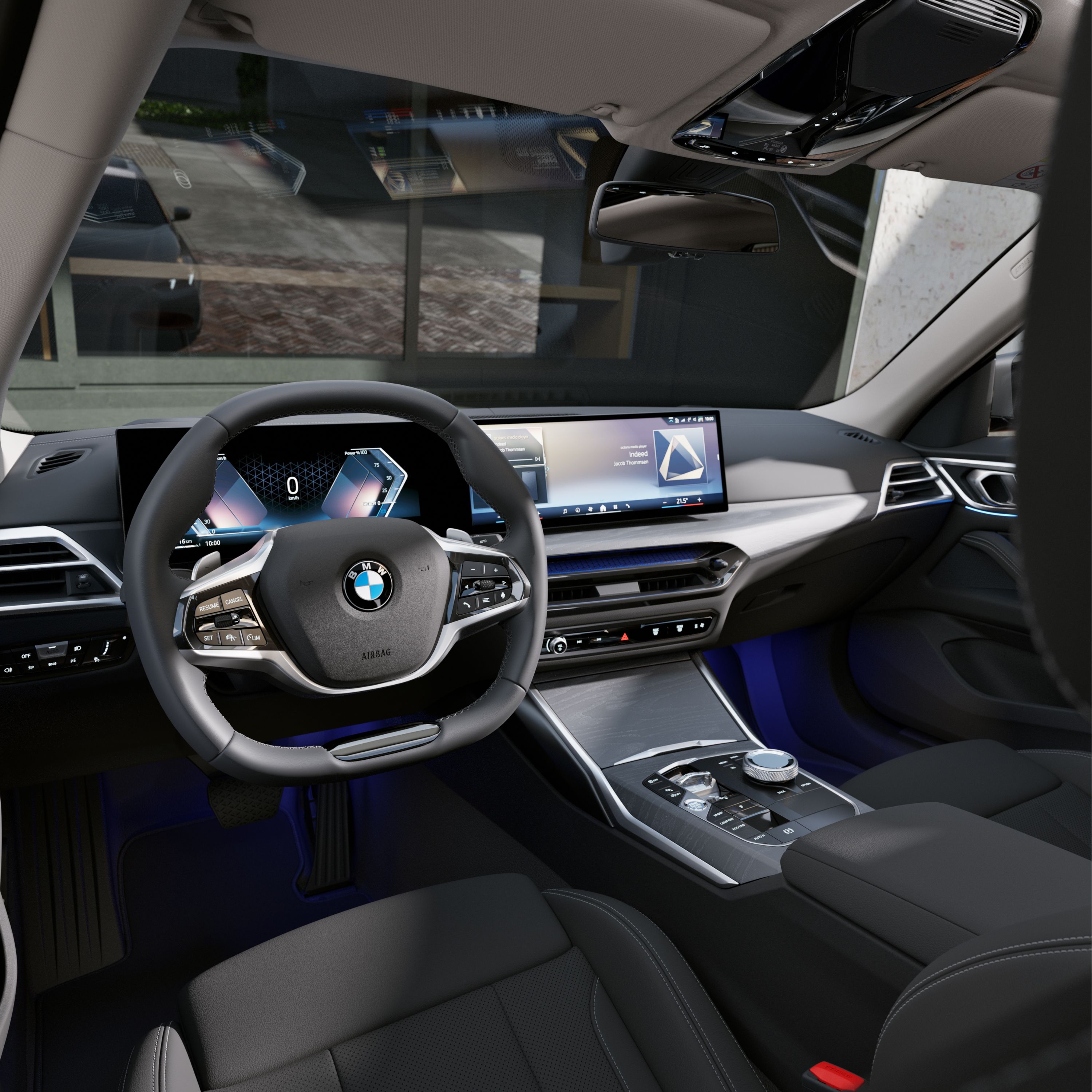 Nuovo design di cockpit e quadro strumentazione BMW Serie 4 Gran Coupé (G26)