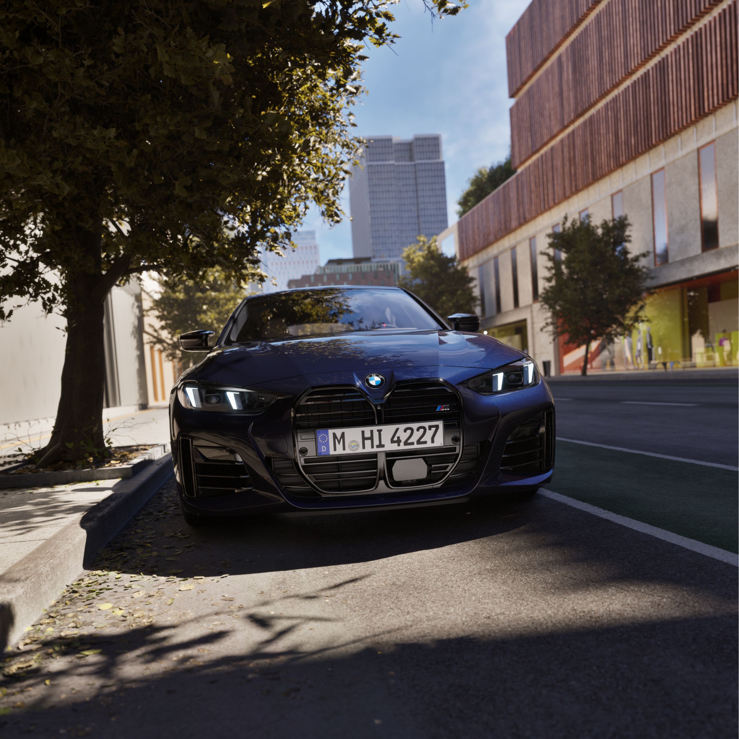 BMW M440 Gran Coupé (G26) Nieuw design van de radiateurgrille in zwart