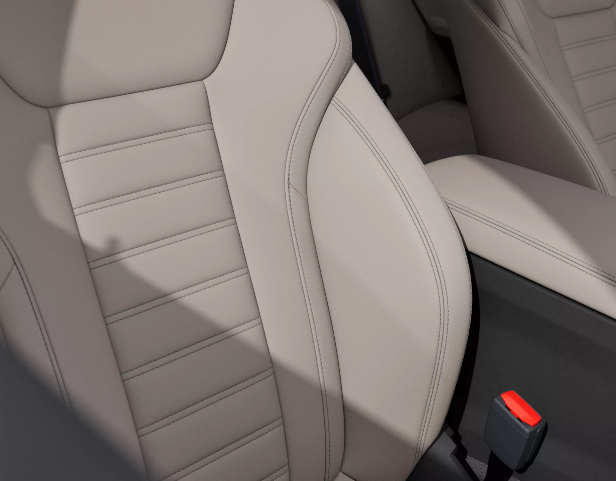 Cuir Vernasca Oyster avec surpiqûres décoratives sur la BMW M440 Gran Coupé (G26)