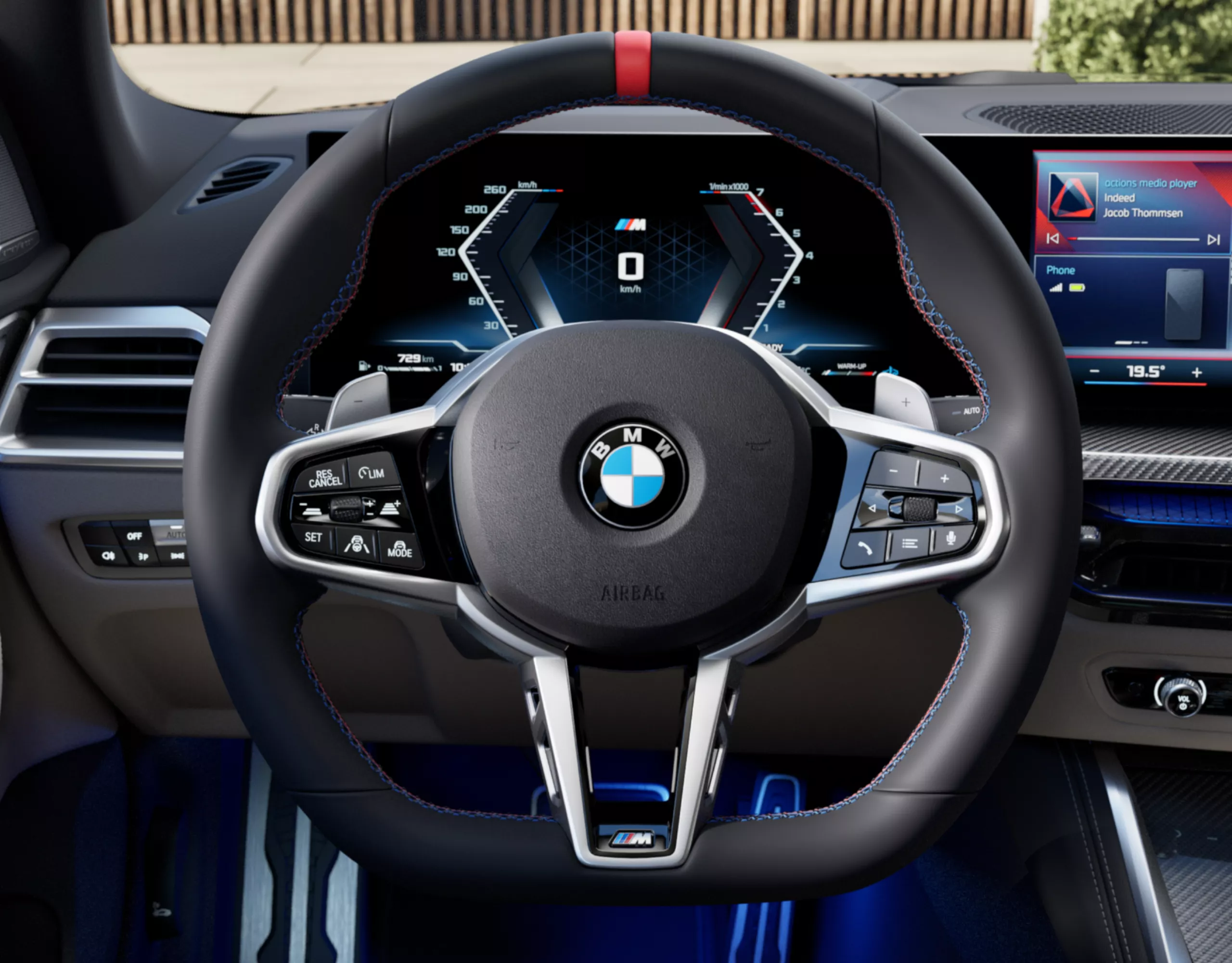 Volant M gainé cuir de la BMW M440 Gran Coupé (G26)