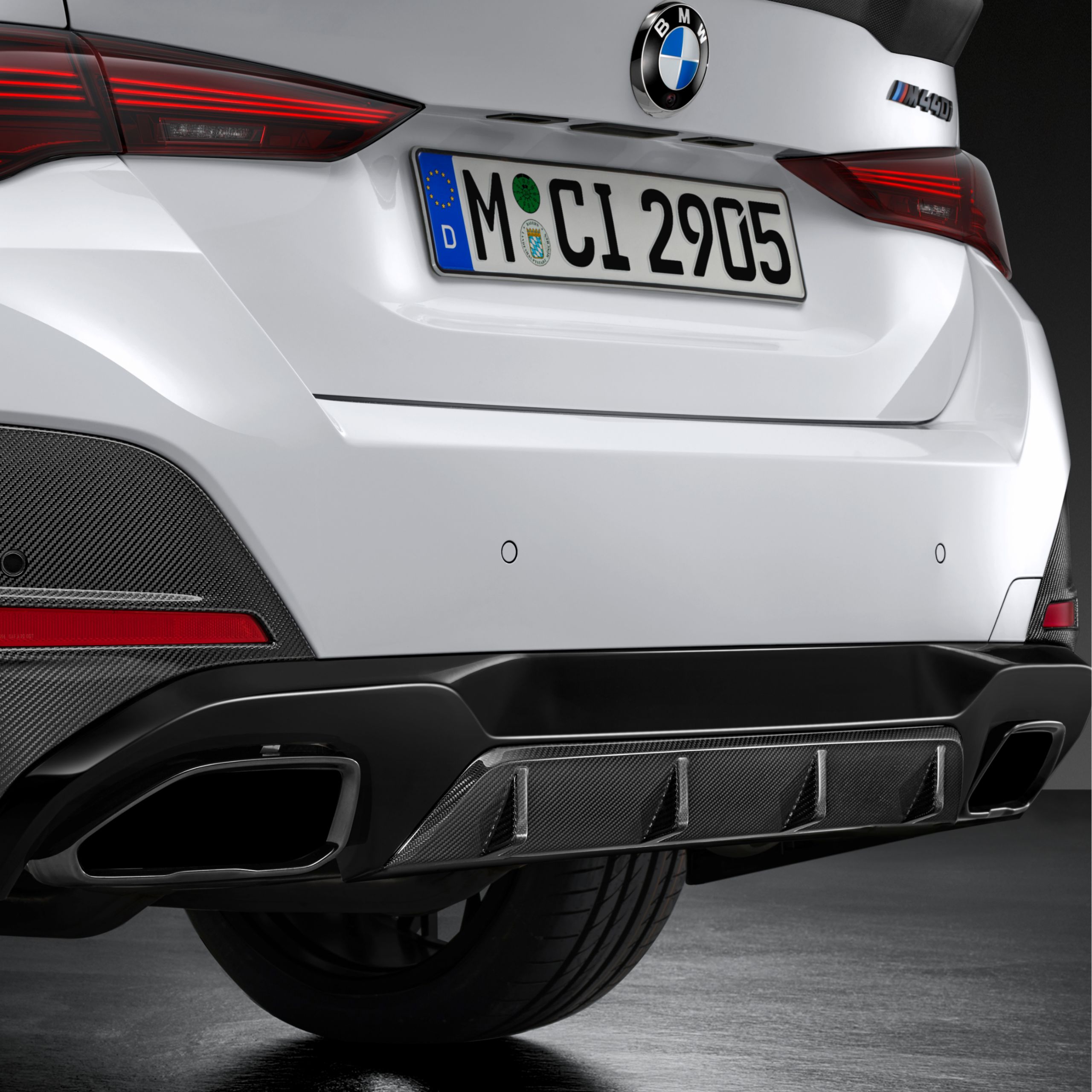 BMW M440 Gran Coupé (G26) M Performance achterdiffusor carbon
