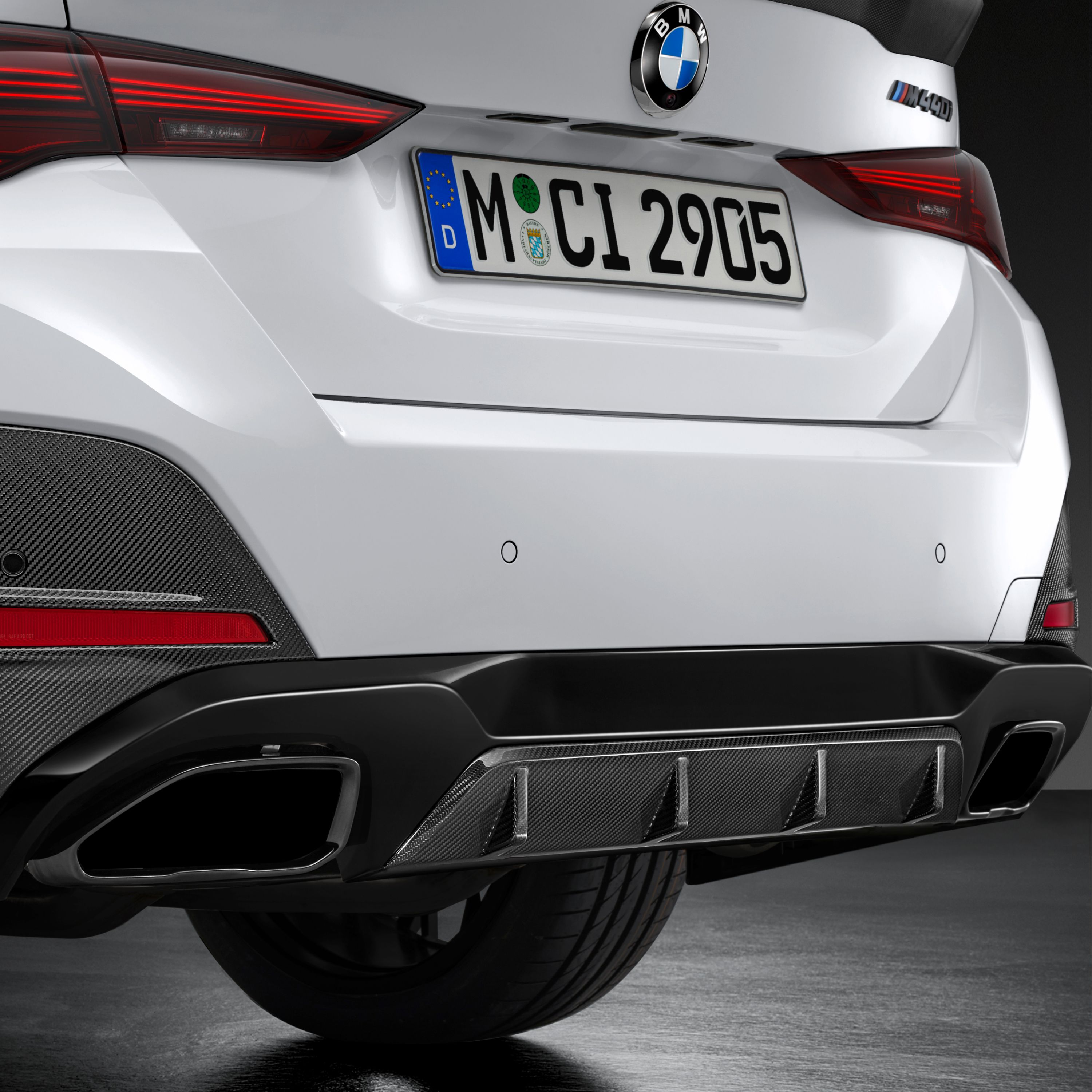 BMW M440 Gran Coupé (G26) M Performance rear diffuser, carbon fibre