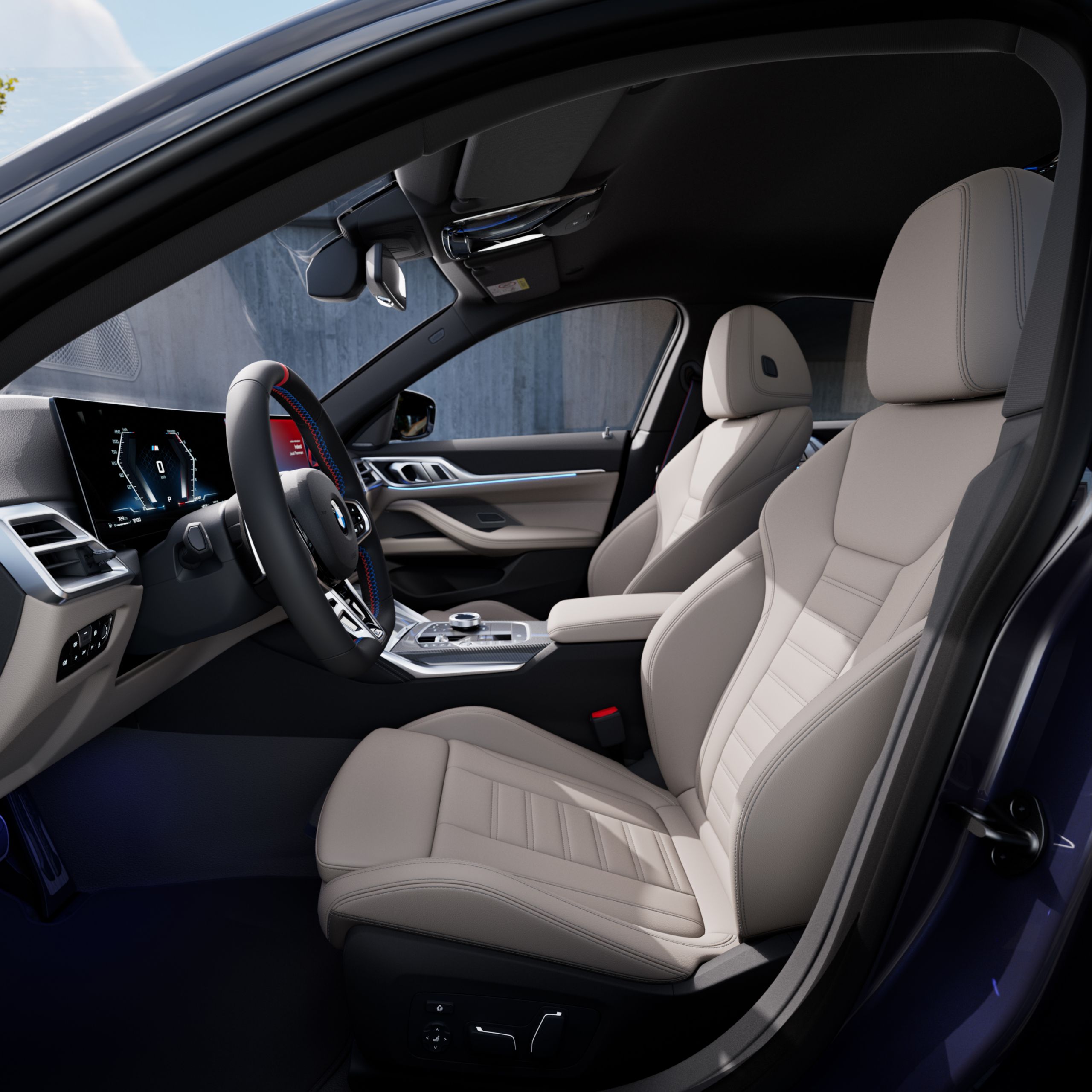 BMW M440 Gran Coupé (G26) sportstoelen voor bestuurder en passagier