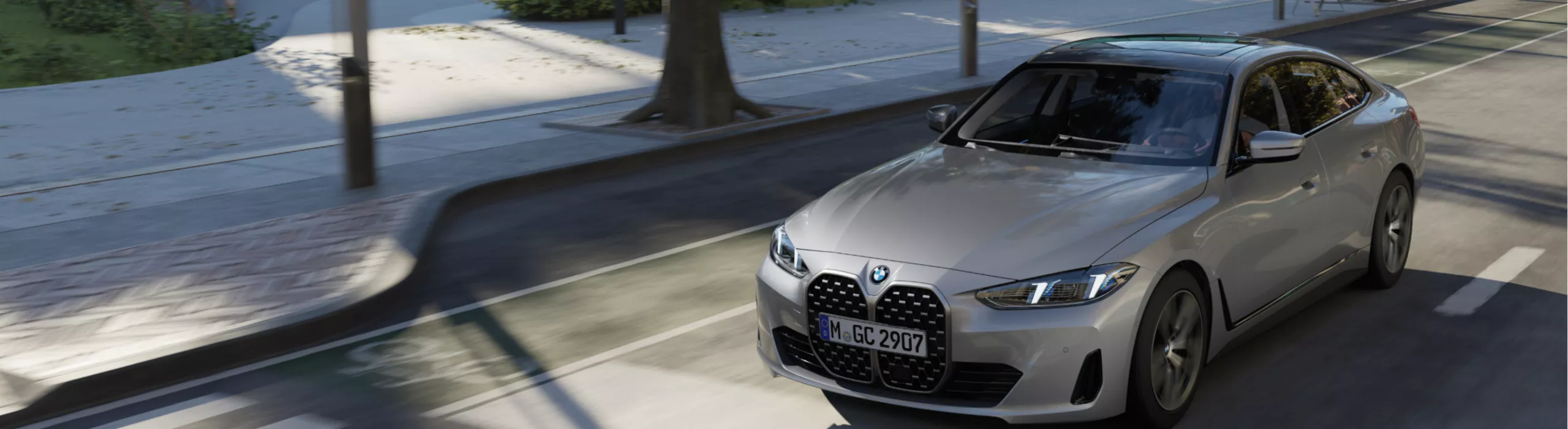 BMW 4er Gran Coupé (G26) Außenansicht im neuen Design