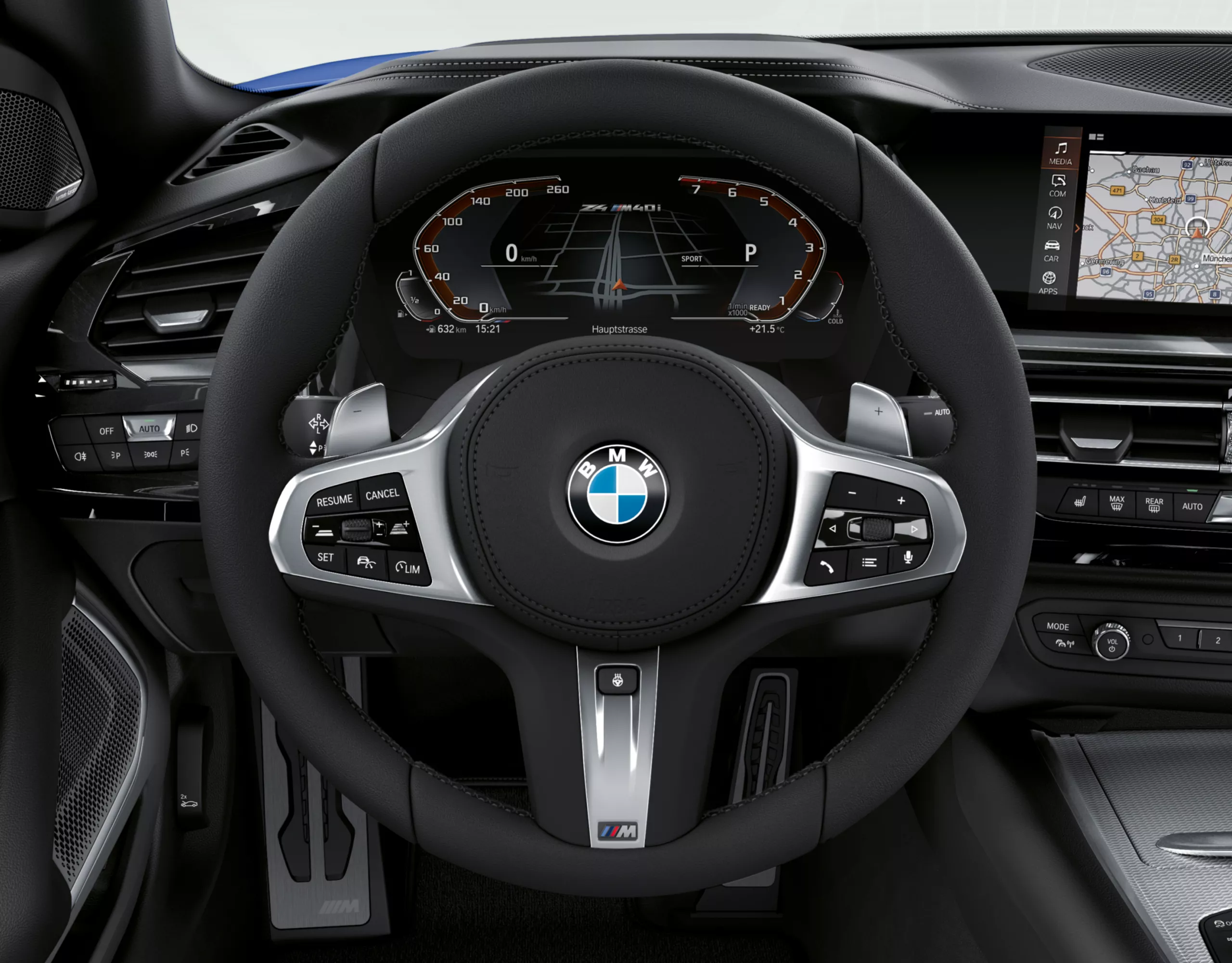 BMW Z4 M40i Roadster M leather steering wheel