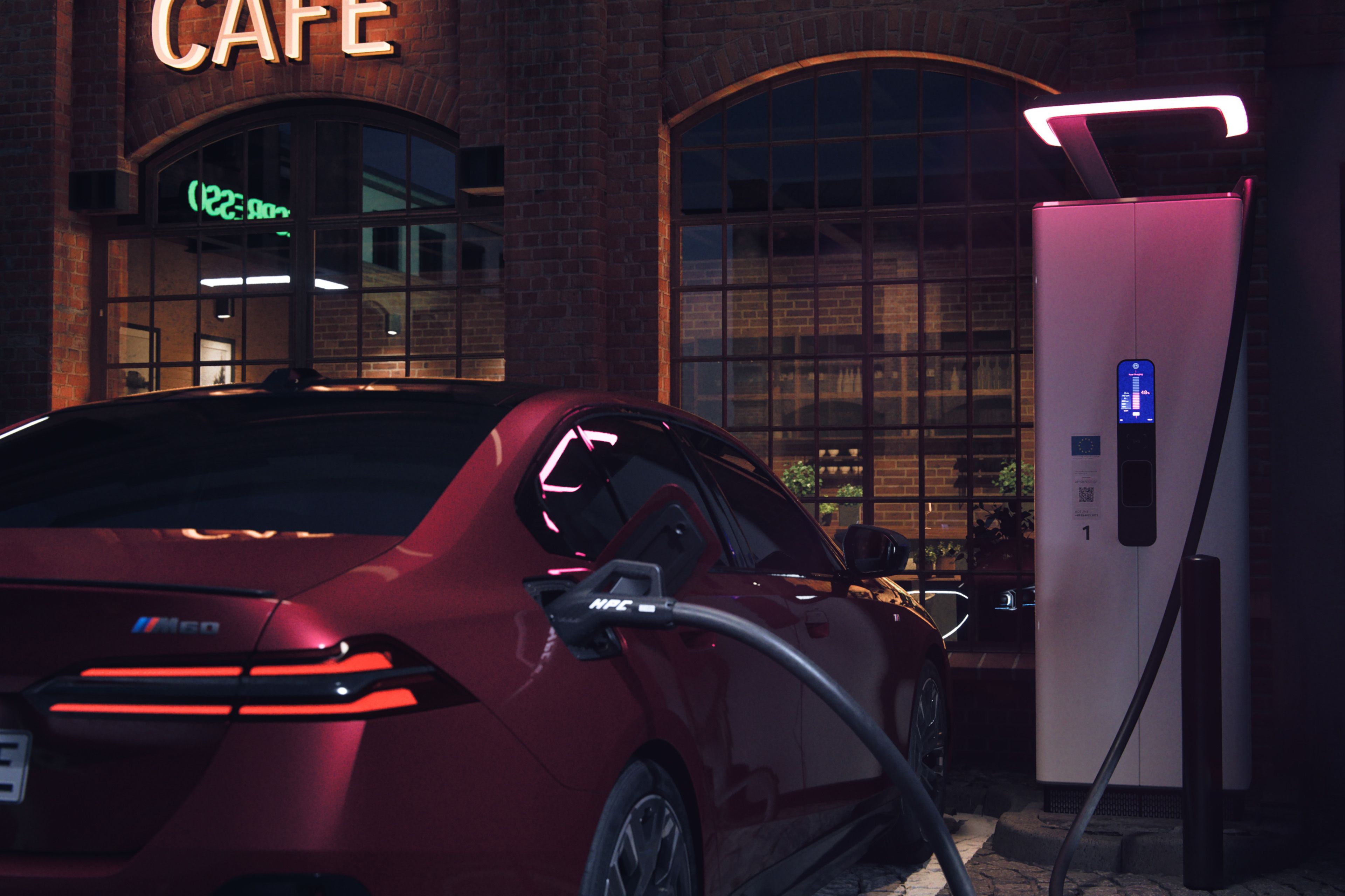 BMW i5 M60 xDrive Sedan G60 BEV Public Charging