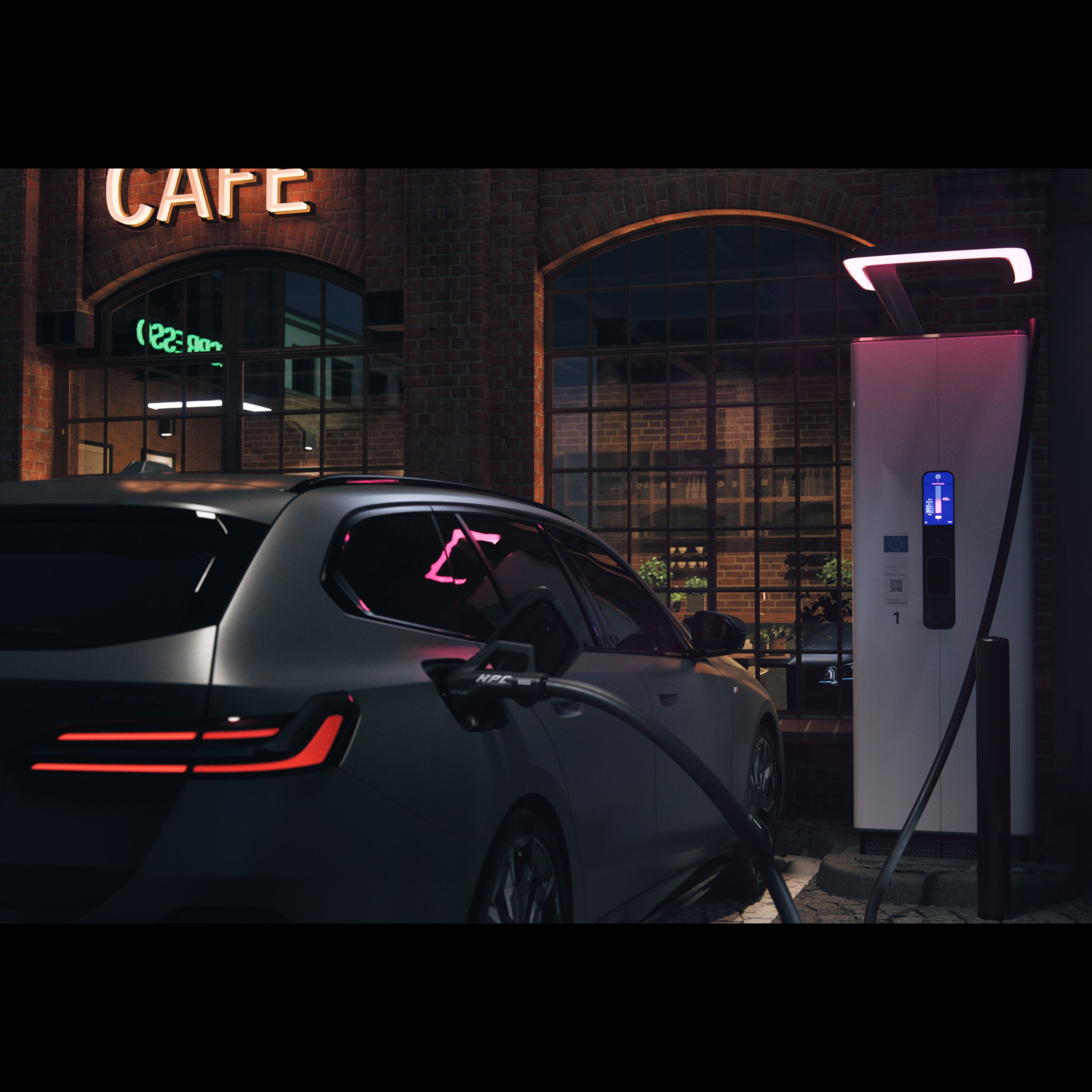 BMW i5 M60 xDrive ツーリング：BMW Charging