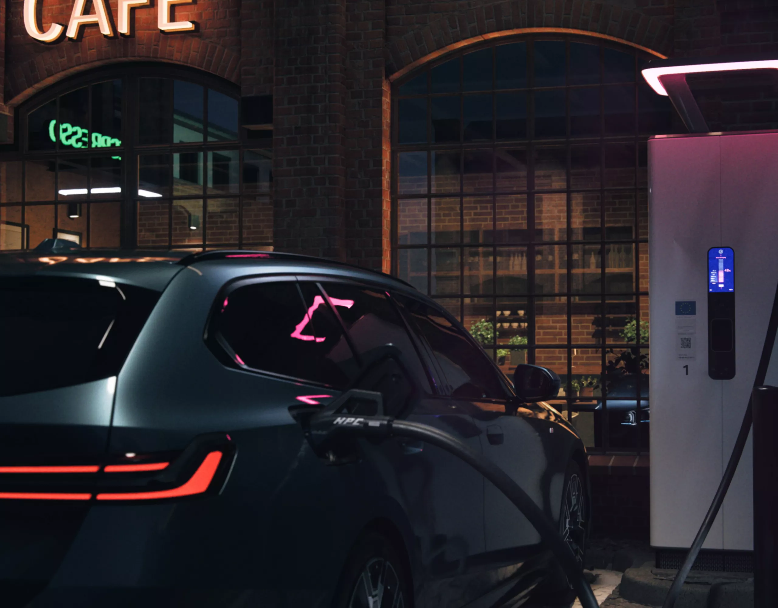 Publiek opladen BMW i5 eDrive40 Touring