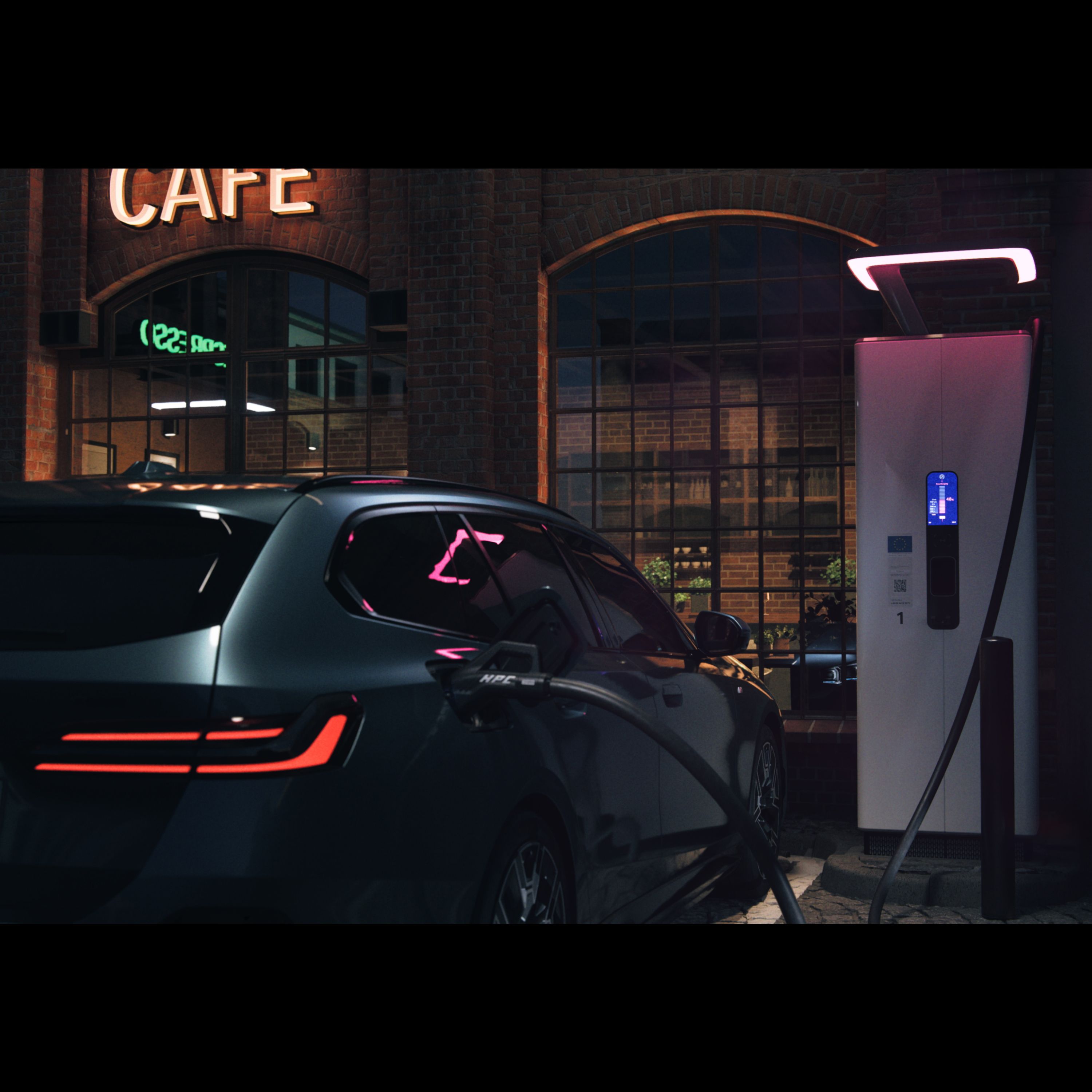 BMW i5 ツーリング：BMW Charging