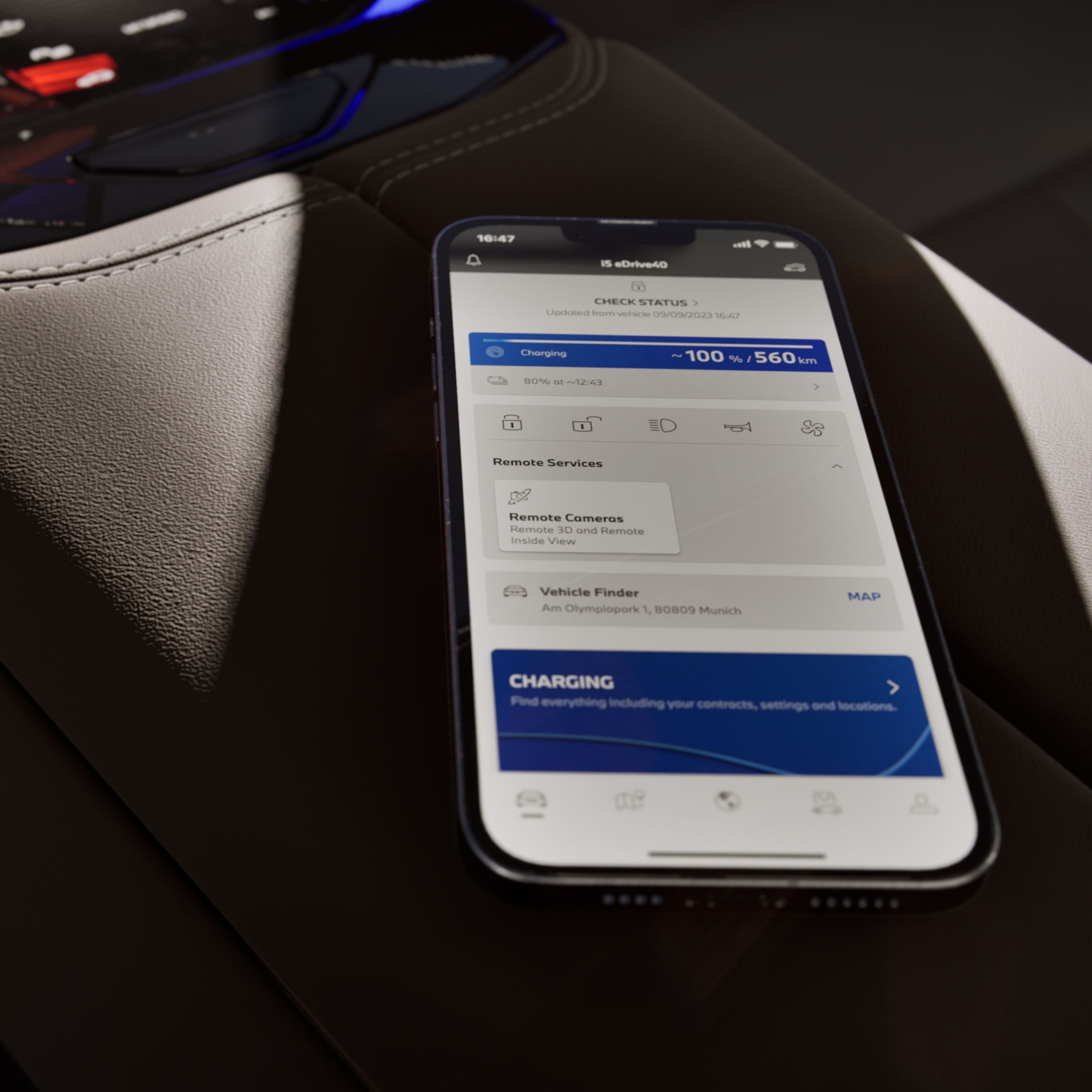 Connected Home Charging BMW 5-serie Touring G61 PHEV