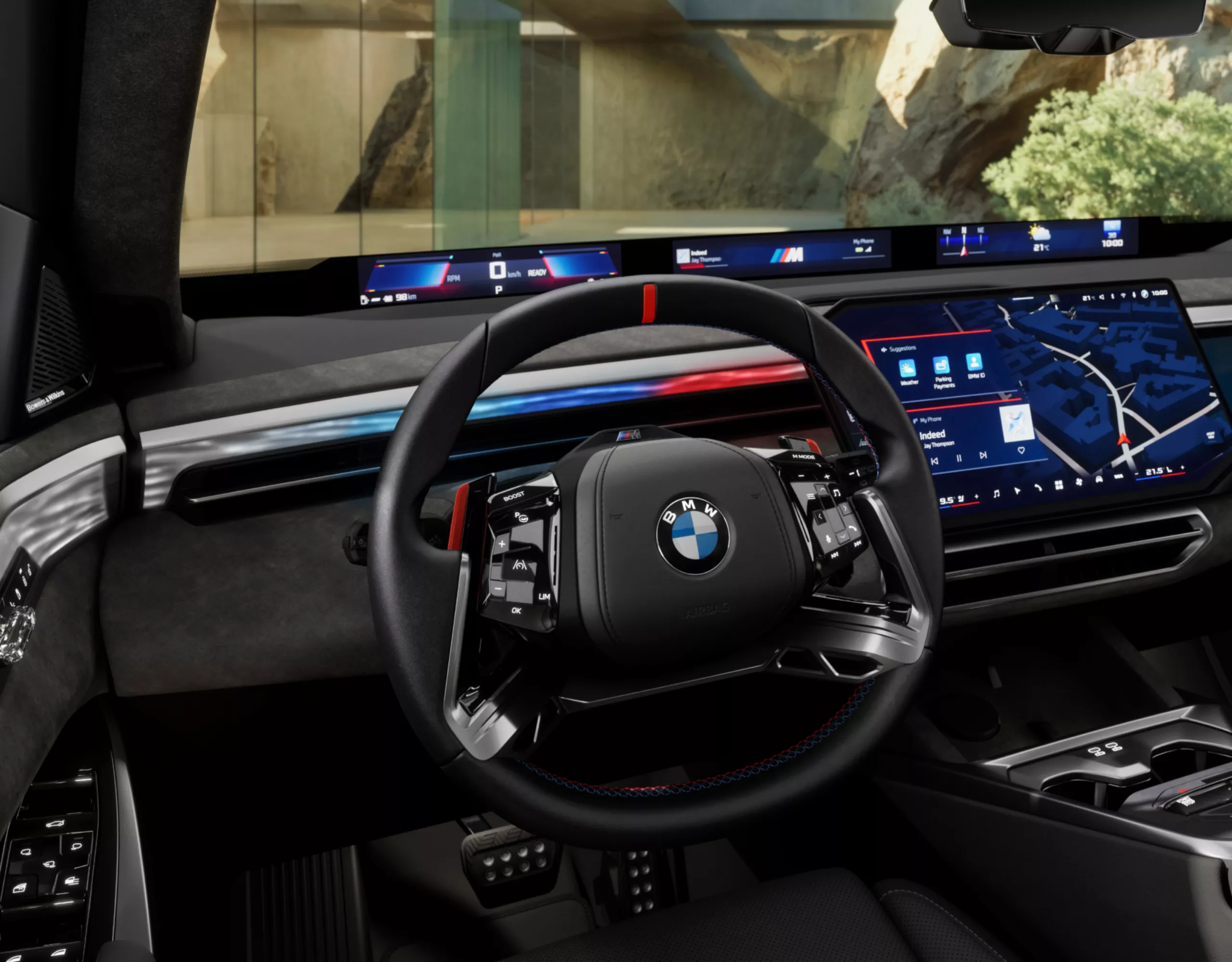 BMW juhikoht rooli ja keskekraaniga