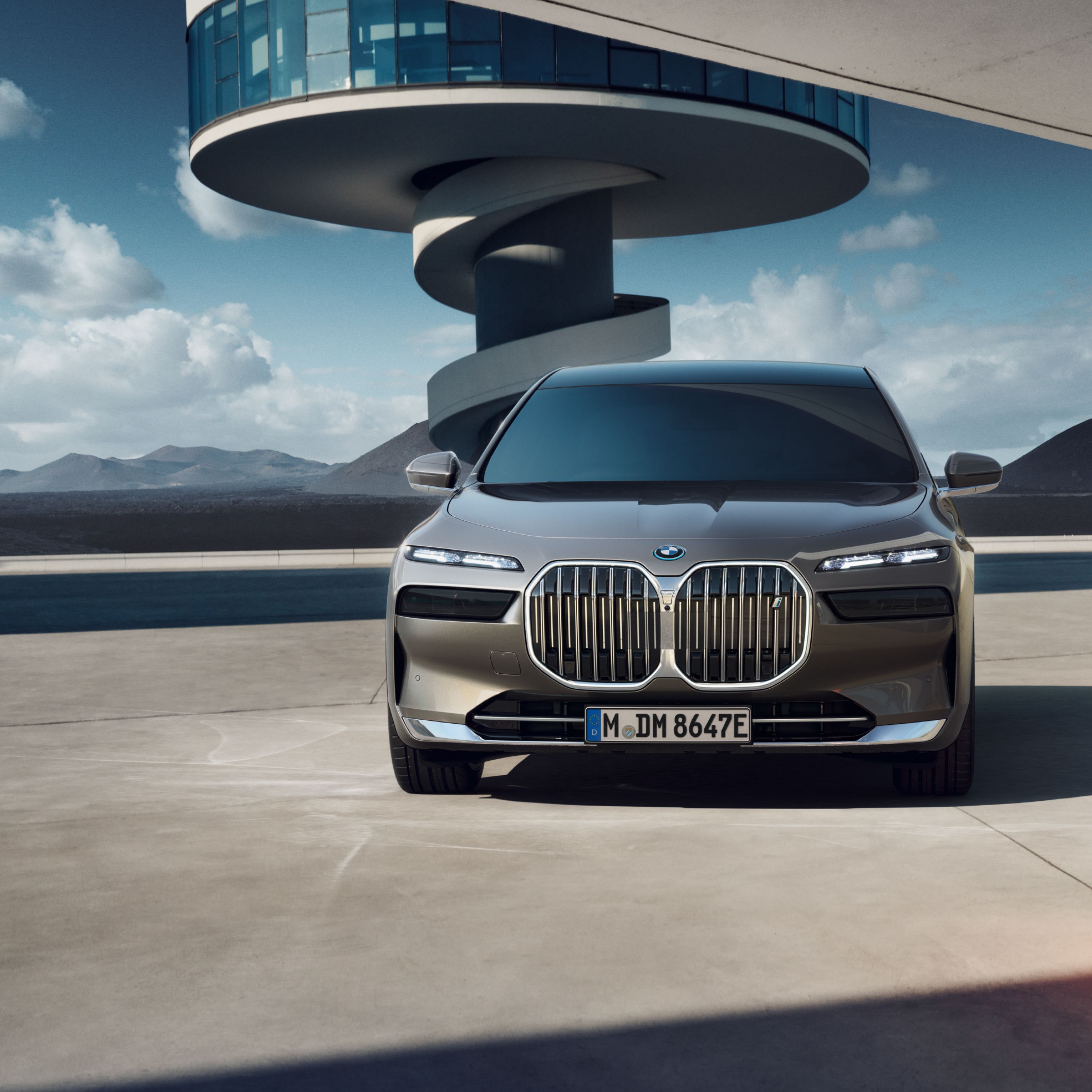 BMW i7 Limousine Frontdesign