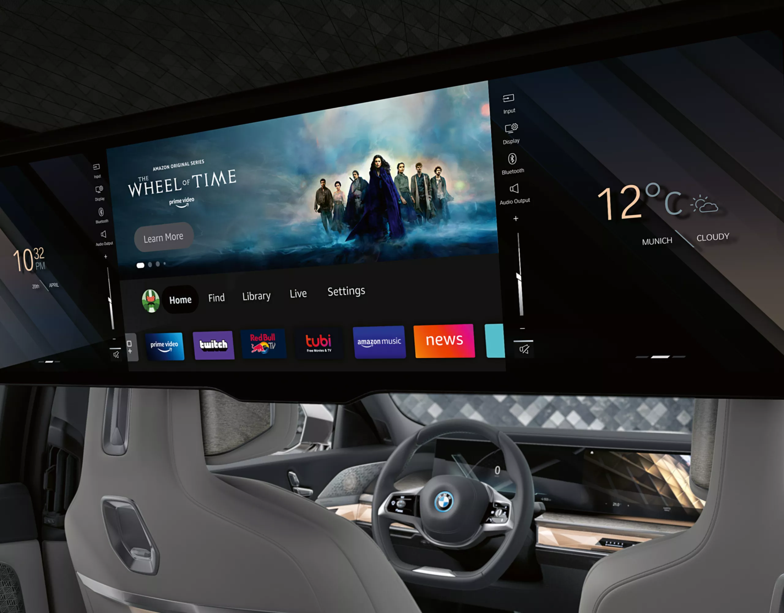 BMW i7 Limousine Fond-Entertainment